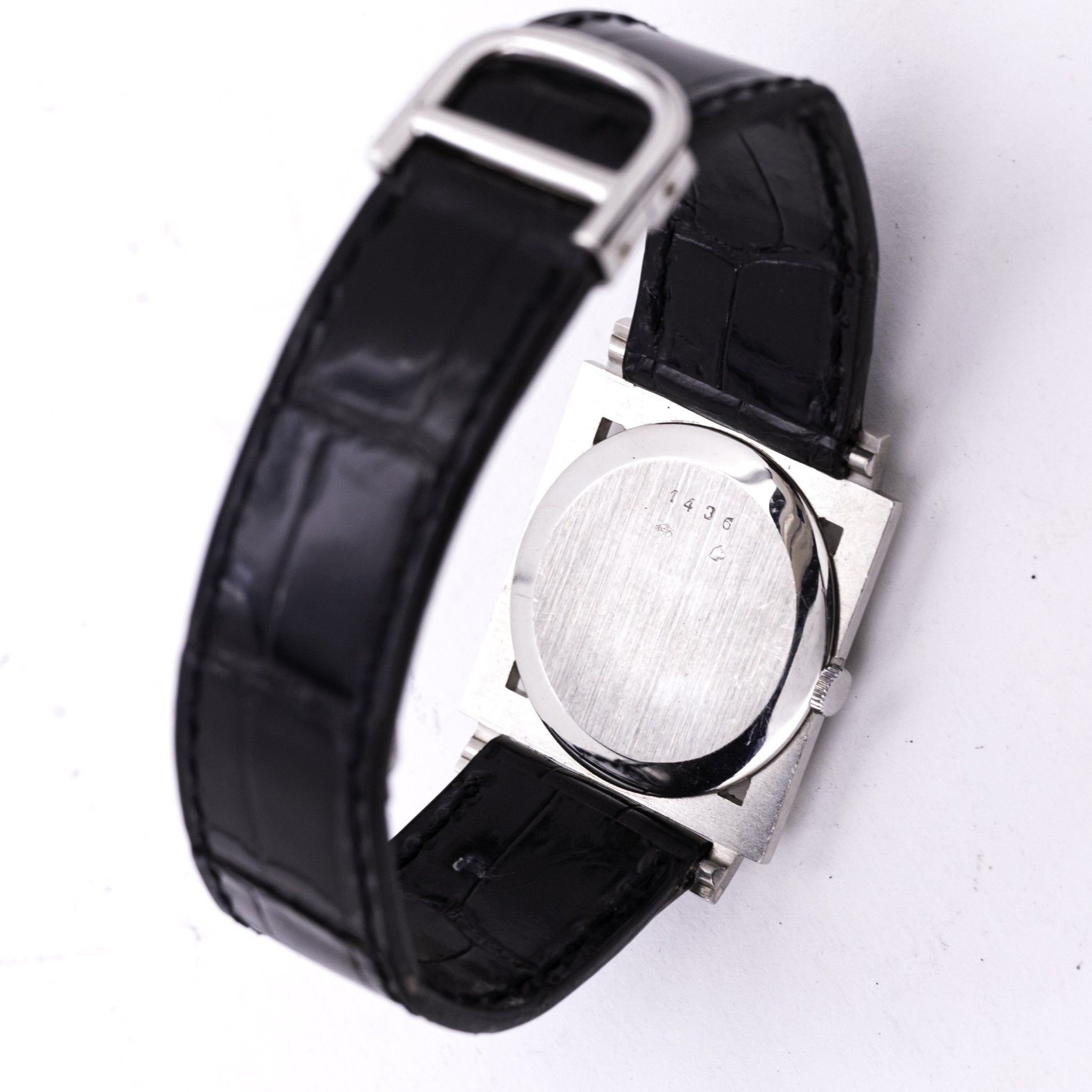 AUDEMARS PIGUET ULTRA THIN SQUARE OR BLANC - montre vintage - Contre - Temps Paris