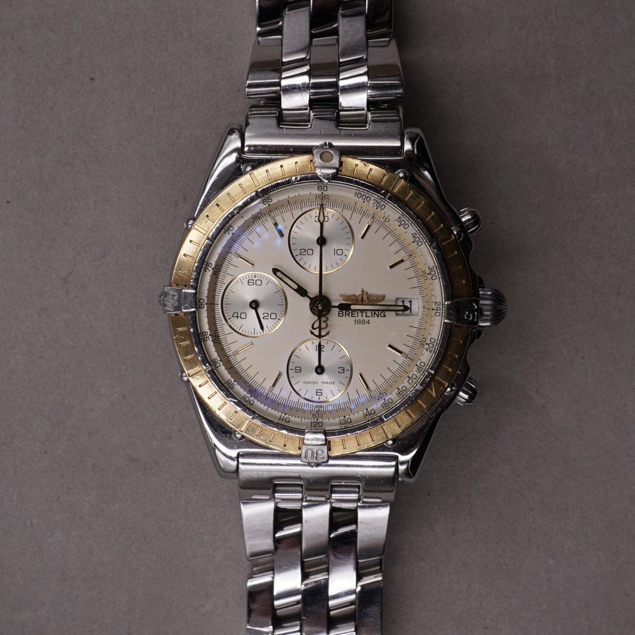 BREITLING CHRONOMAT CENTENNIAL 10th ANNIVERSARY - montre vintage - Contre - Temps Paris