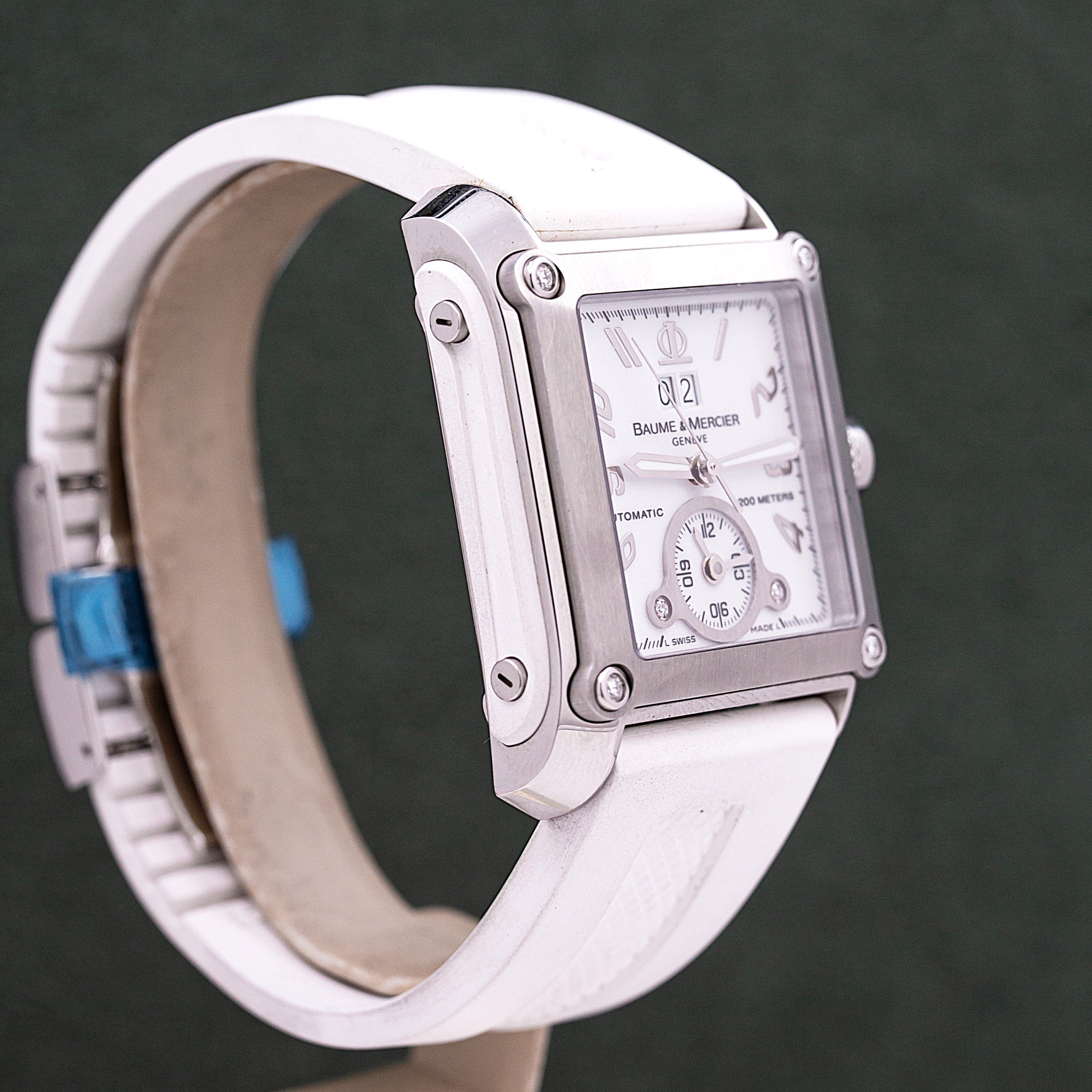 BAUME & MERCIER HAMPTON SQUARE DUAL TIME XXL