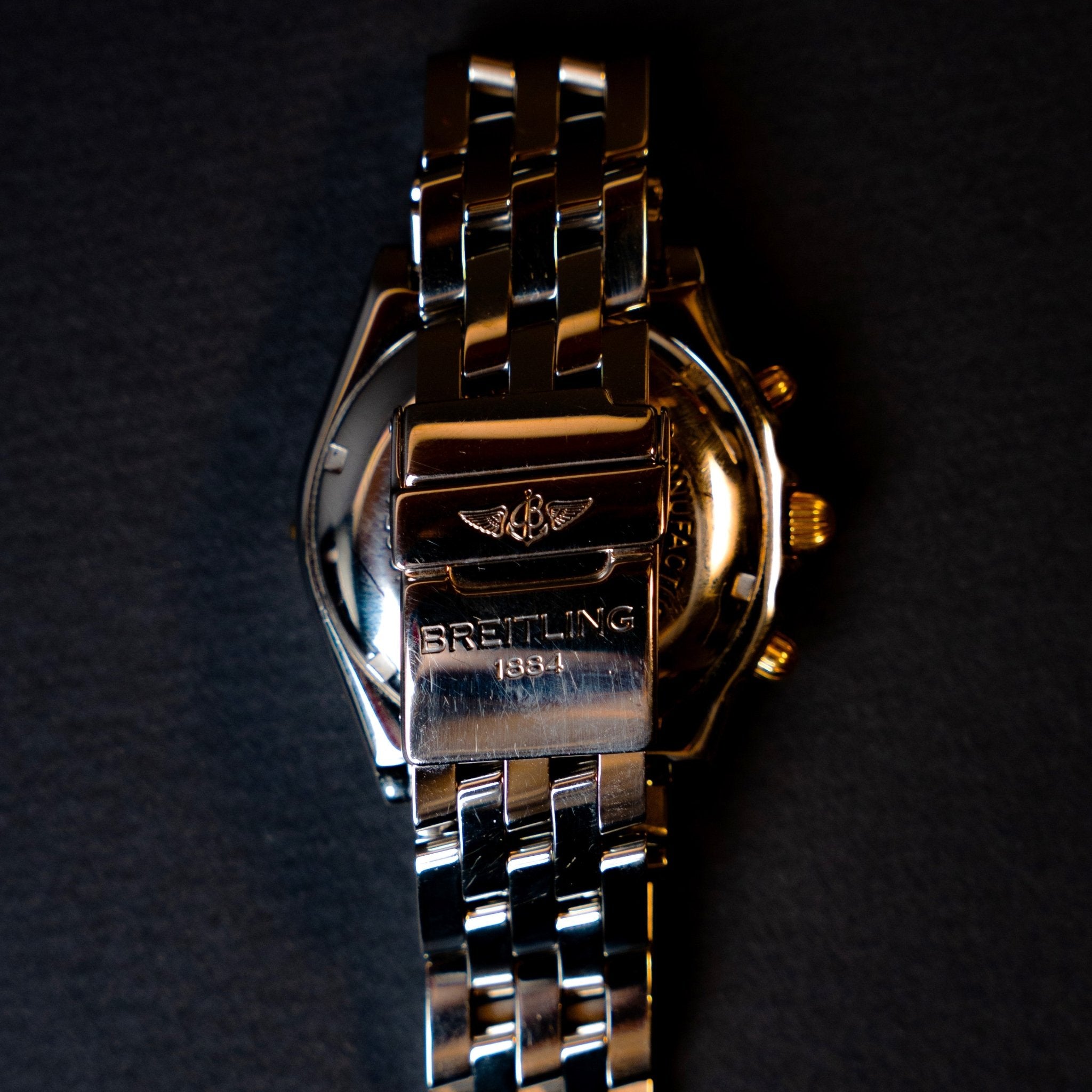 BREITLING CHRONOMAT AUTOMATIC BICOLOR - montre vintage - Contre - Temps Paris