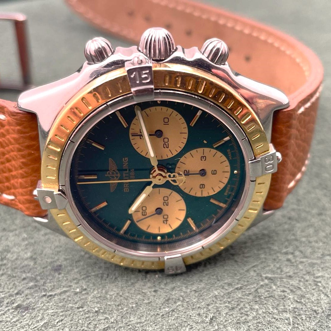 BREITLING CHRONOMAT CALLISTO GOLD AND STEEL