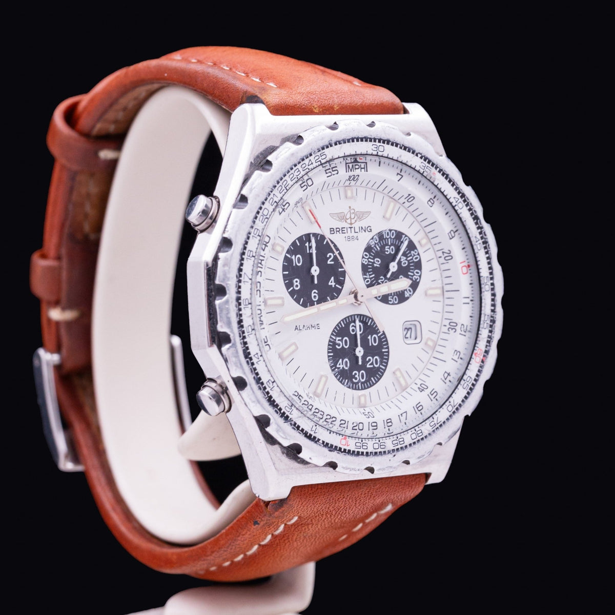 Breitling Navitimer Jupiter Pilot steel Ref. A59028, white panda dial with black registers and rotating slide-rule bezel