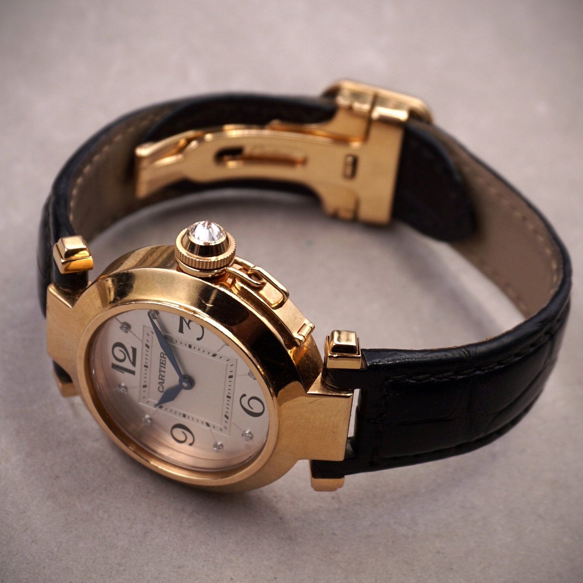 CARTIER PASHA LADY OR JAUNE - montre vintage - Contre - Temps Paris
