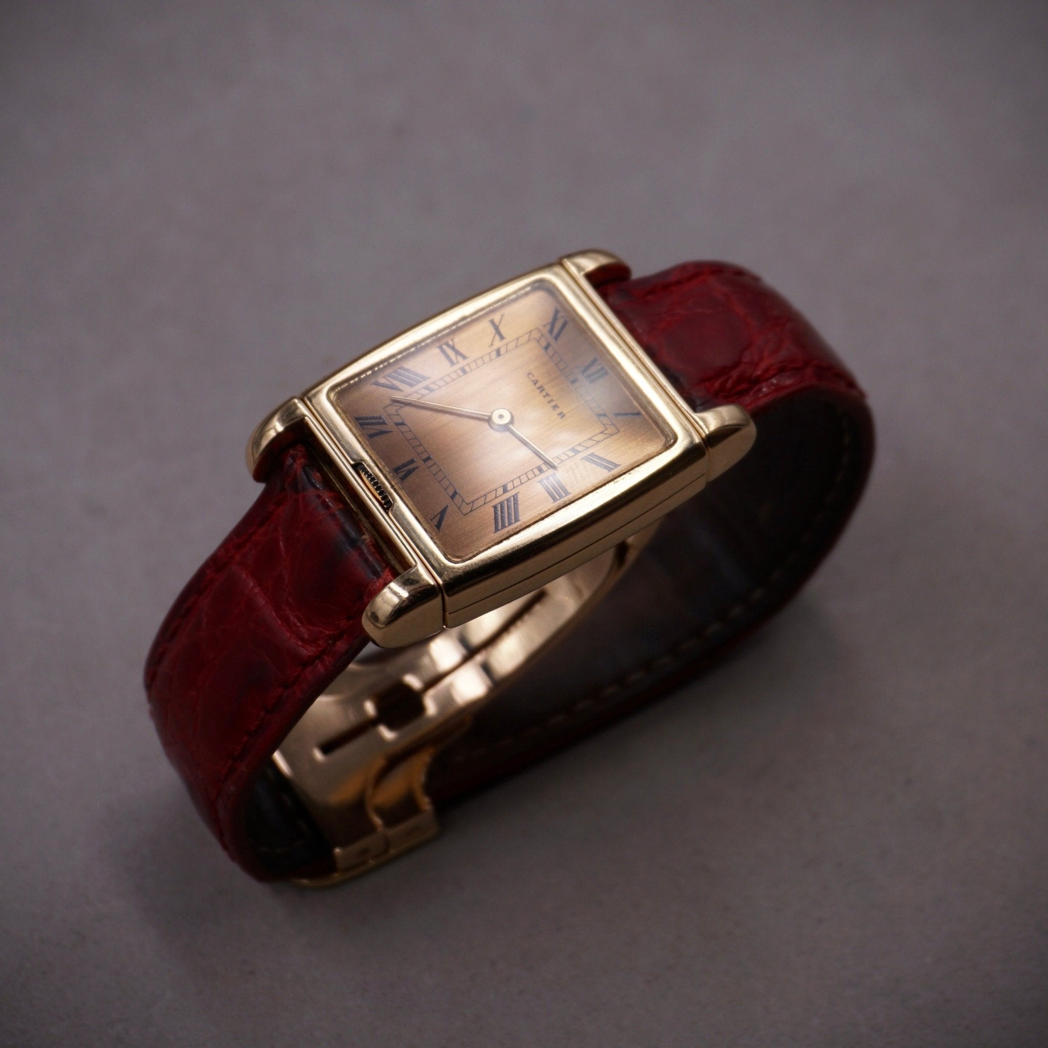 CARTIER TANK REVERSO DUAL TIME - montre vintage - Contre - Temps Paris
