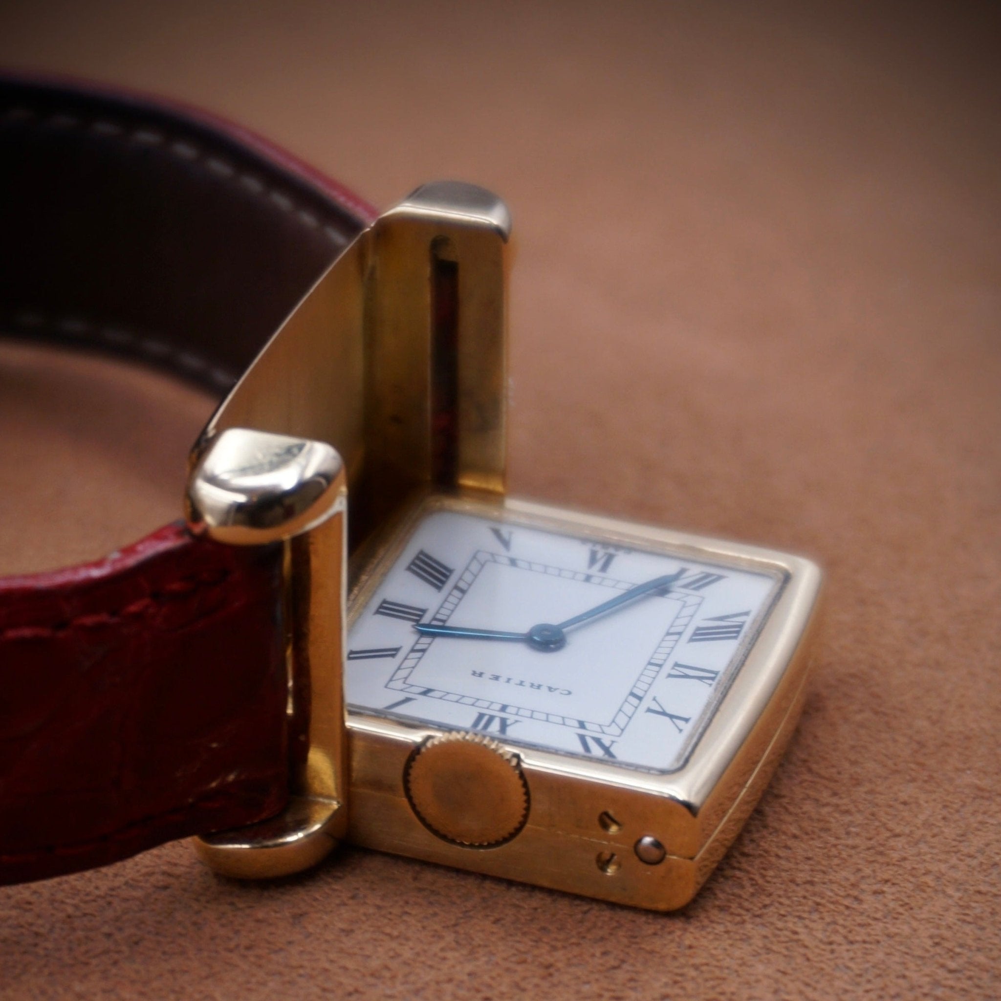 CARTIER TANK REVERSO DUAL TIME - montre vintage - Contre - Temps Paris