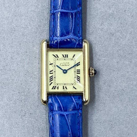 CARTIER TANK MUST - montre vintage - Contre - Temps Paris