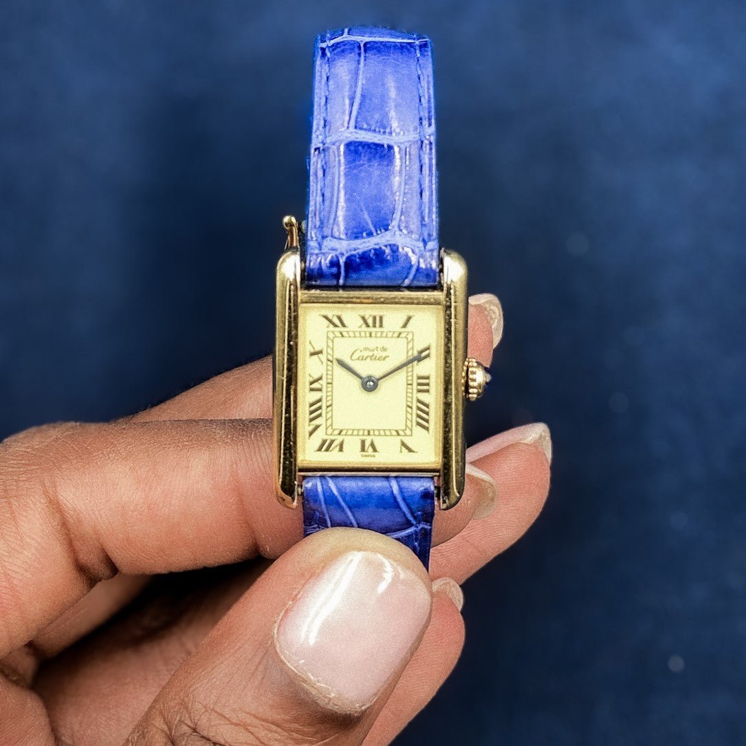 CARTIER TANK MUST - montre vintage - Contre - Temps Paris