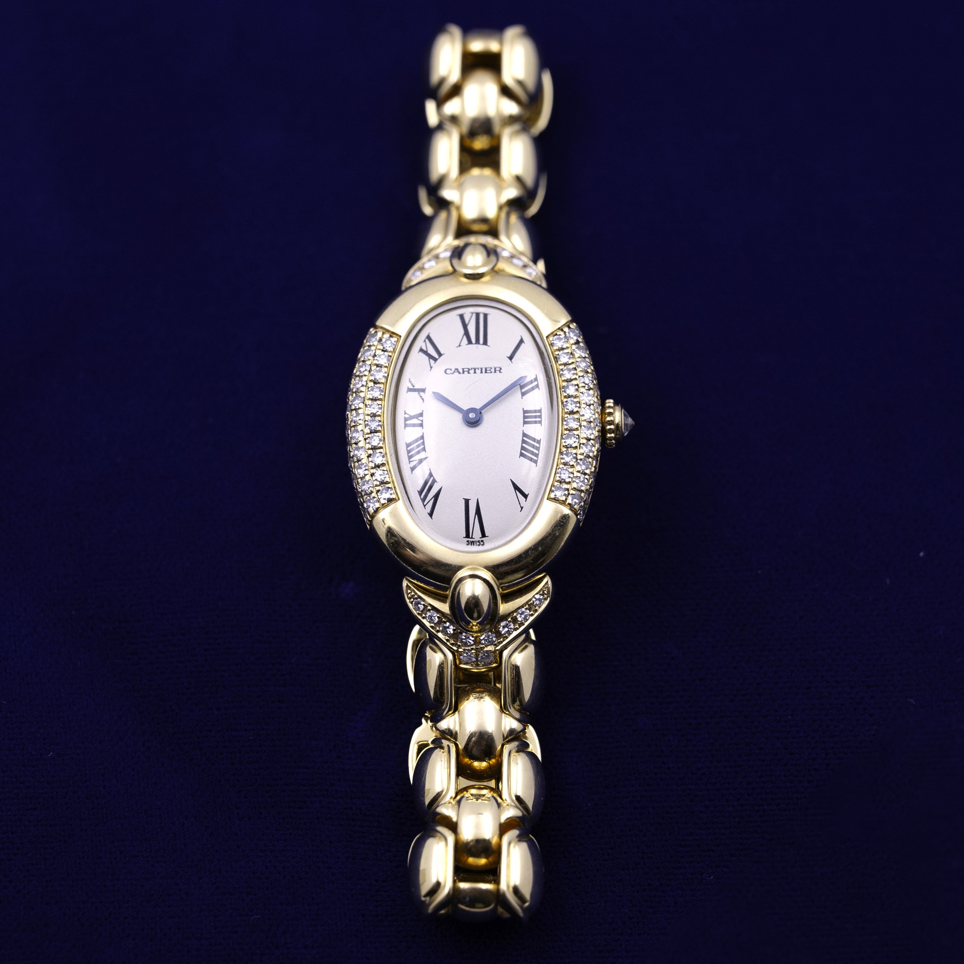 CARTIER BAIGNOIRE OR ET DIAMANTS