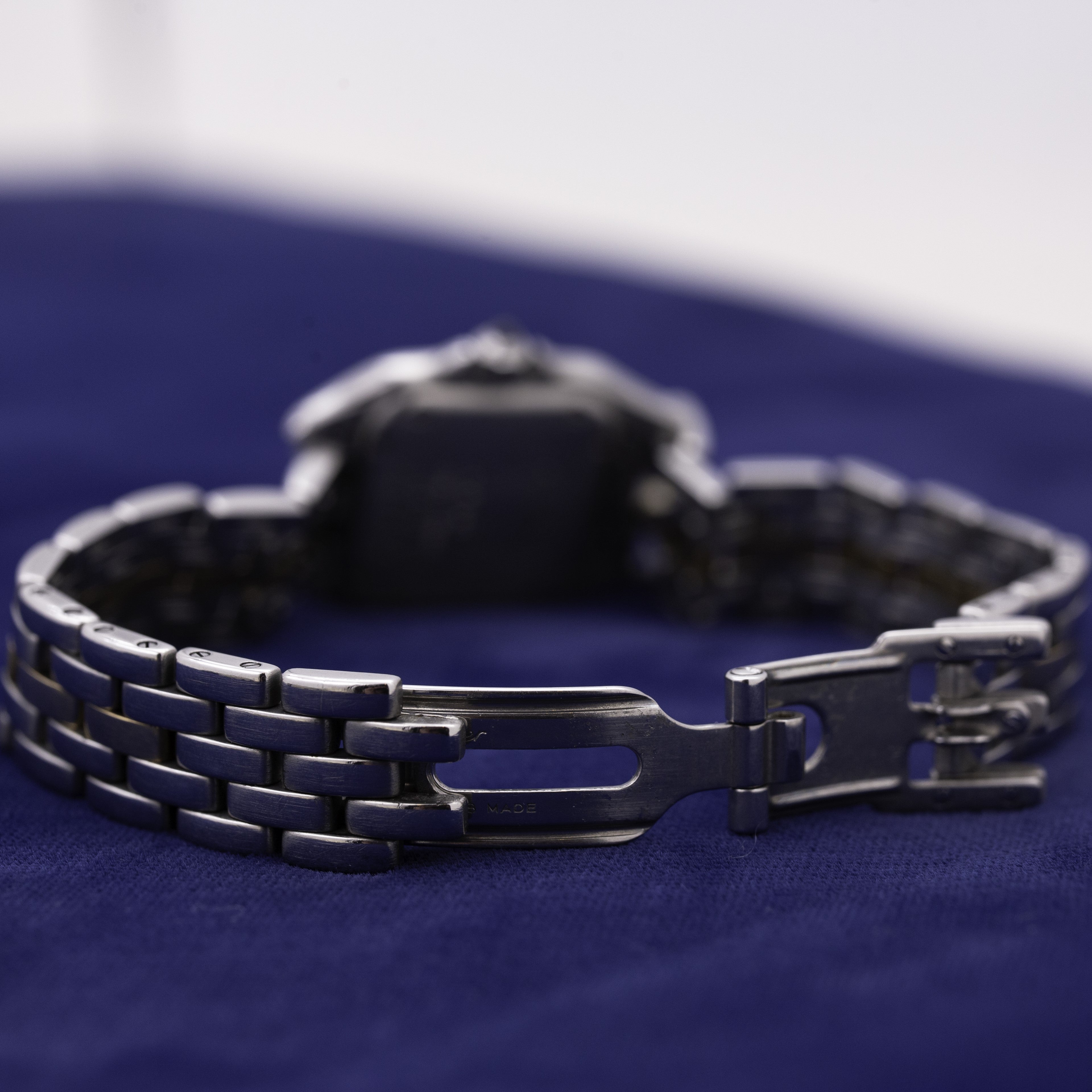 CARTIER PANTHERE SMALL GOLD AND STEEL BRACELET 1 ROW OF GOLD