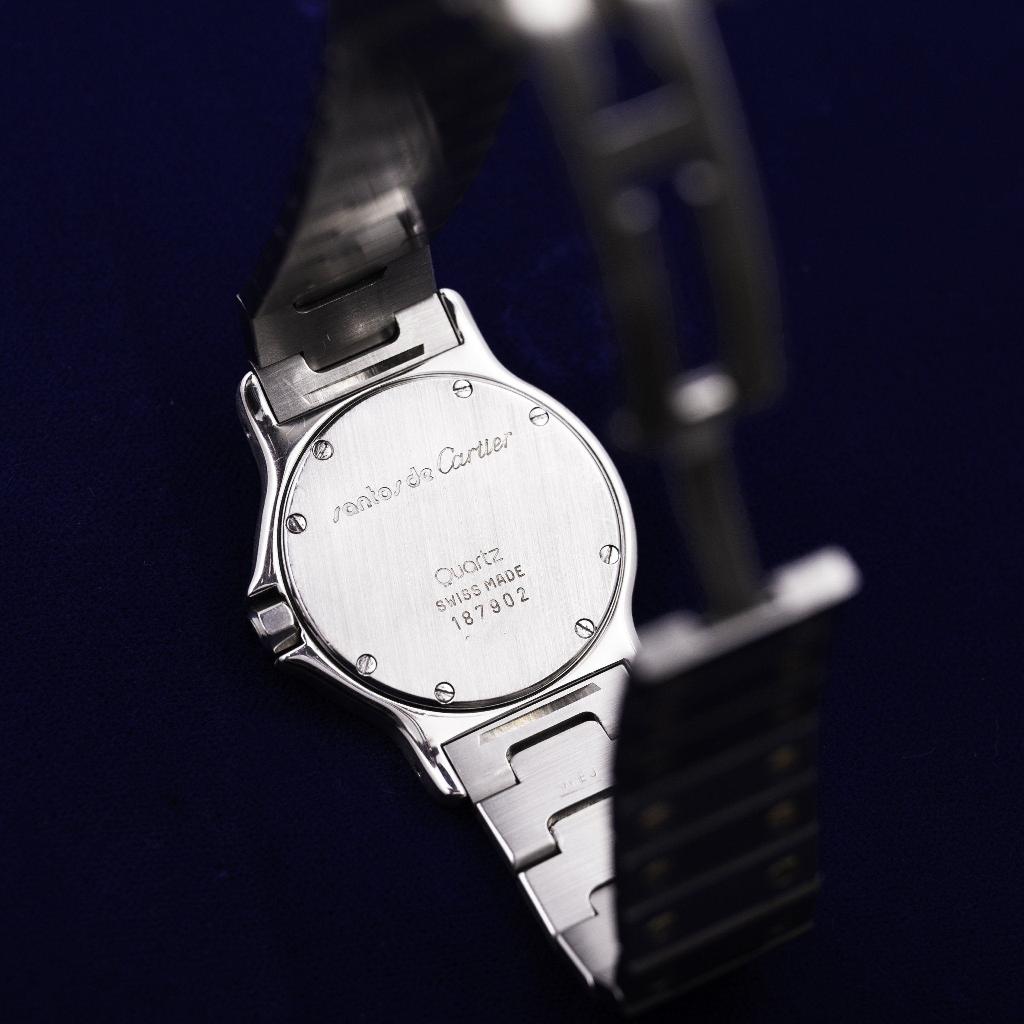 CARTIER SANTOS OCTOGONALE HOMME - montre vintage - Contre - Temps Paris