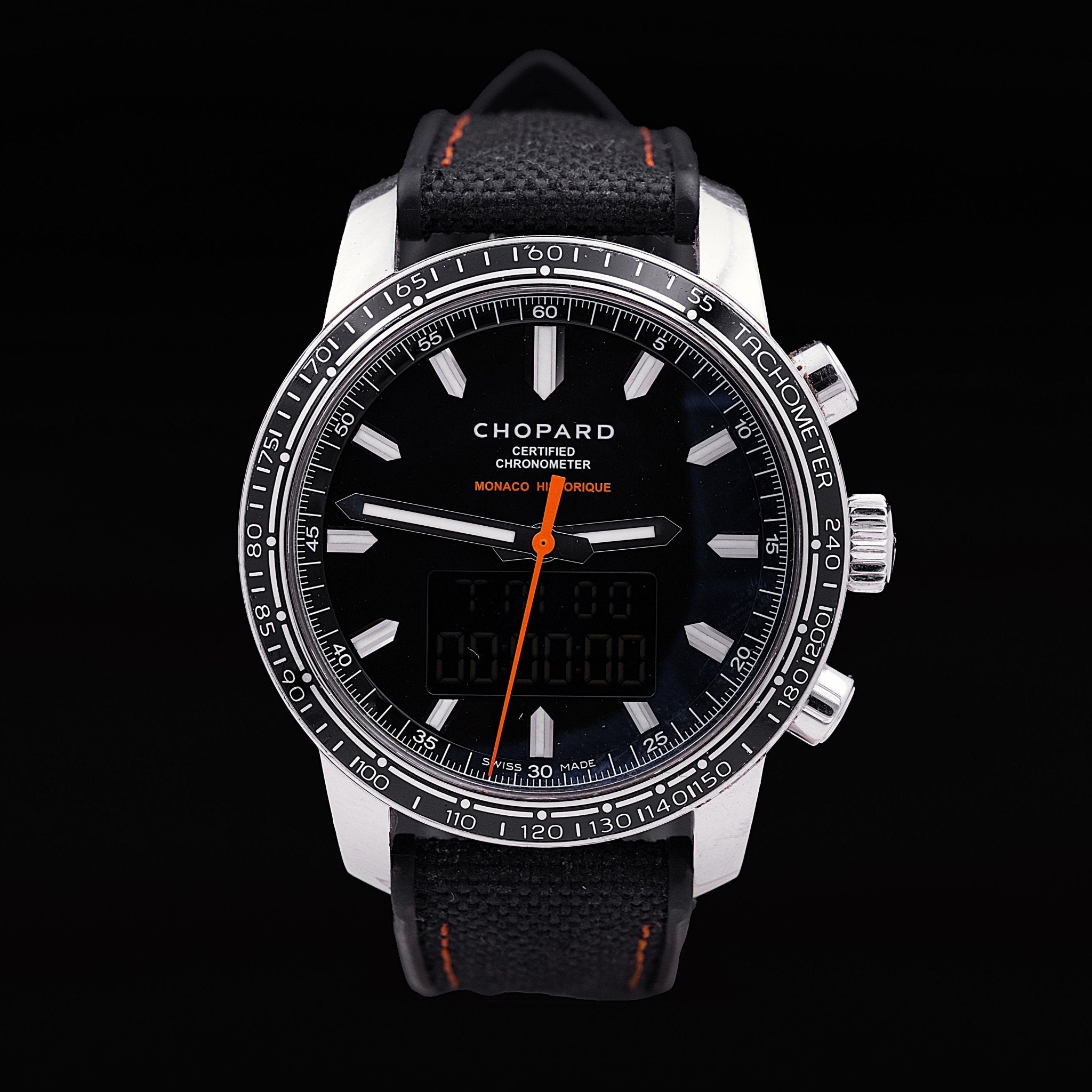 Chopard Grand Prix de Monaco Historique Ref. 168518-3001, acier, ca. 2010 - montre vintage - Contre-Temps Paris