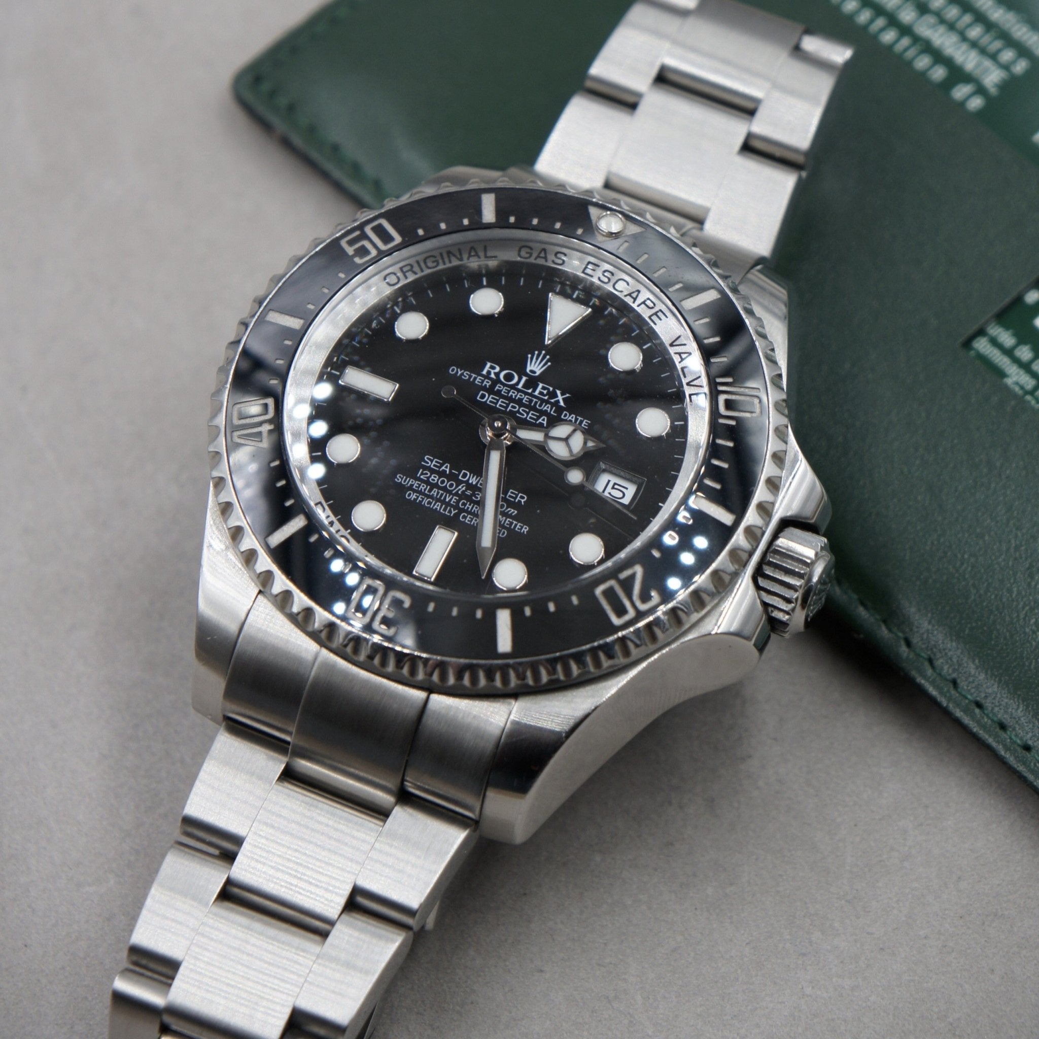 ROLEX SEA - DWELLER "DEEPSEA" ACIER - montre vintage - Contre - Temps Paris