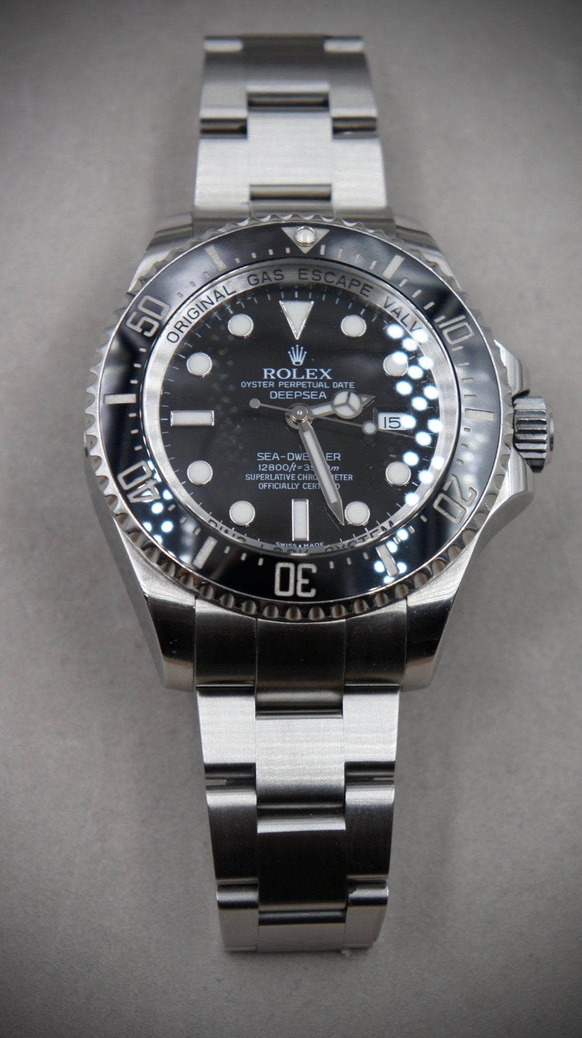 ROLEX SEA - DWELLER "DEEPSEA" ACIER - montre vintage - Contre - Temps Paris