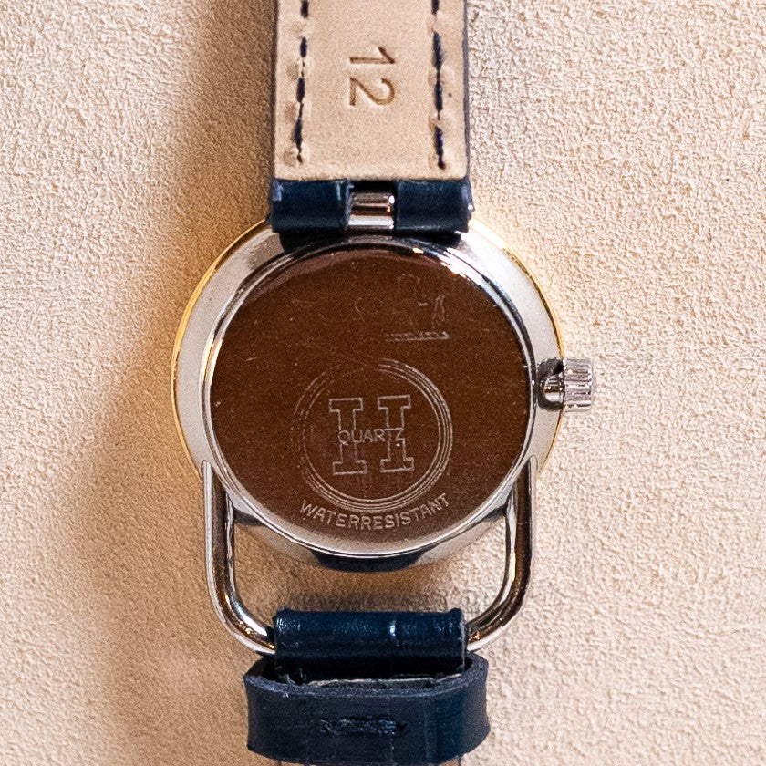 HERMES ARCEAU HOMME TWO-TONE GOLD PLATED AND STEEL