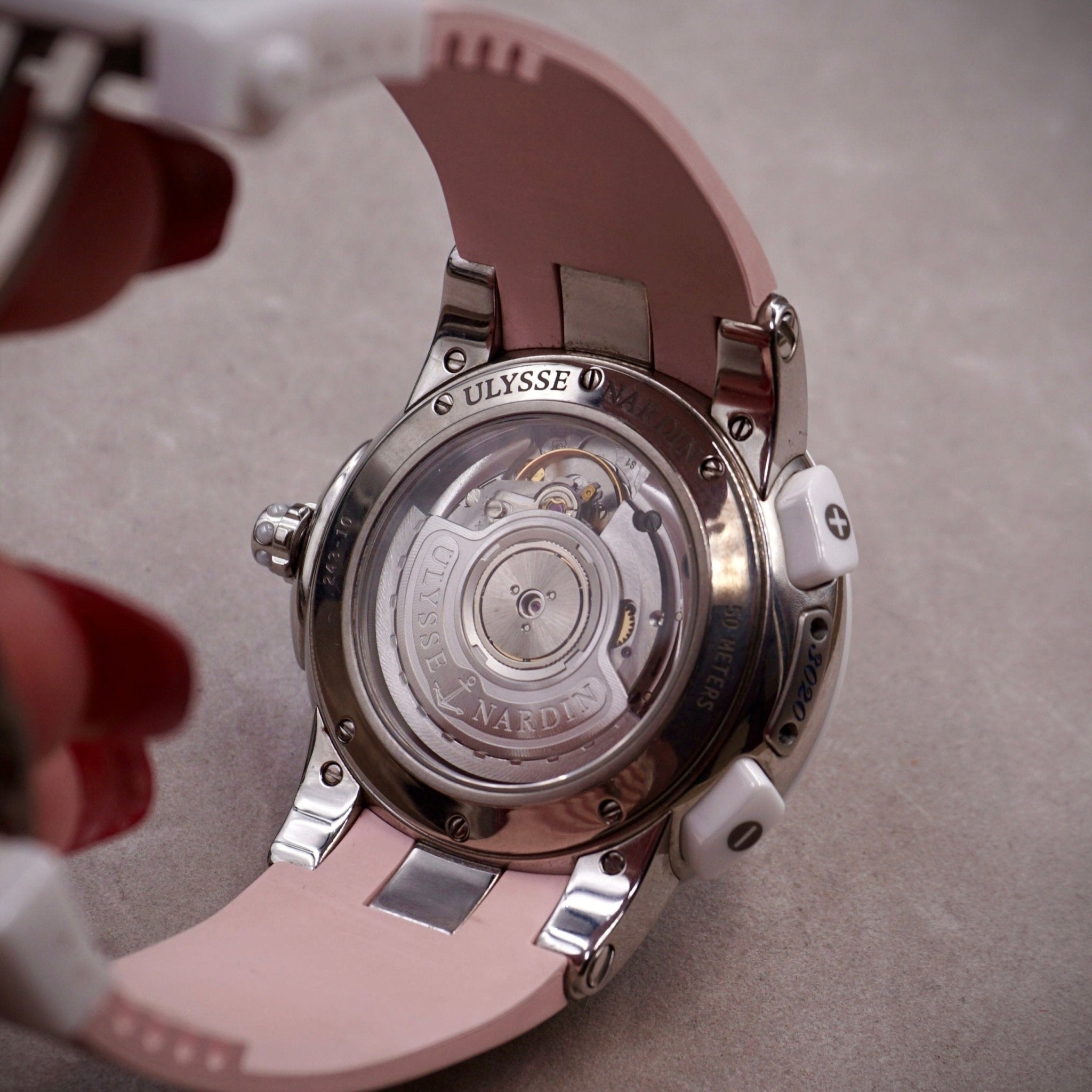 ULYSSE NARDIN CLASSIC LADY DUAL TIME - montre vintage - Contre - Temps Paris