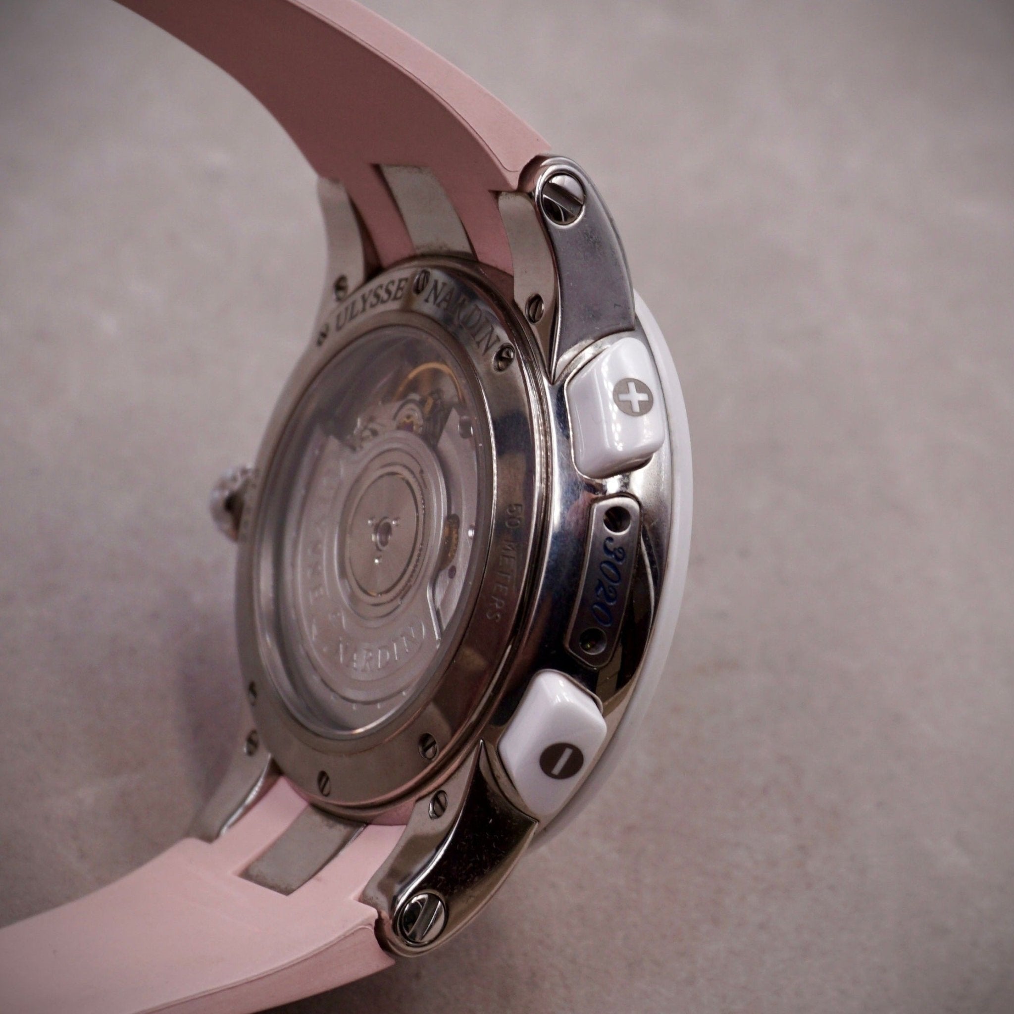 ULYSSE NARDIN CLASSIC LADY DUAL TIME - montre vintage - Contre - Temps Paris