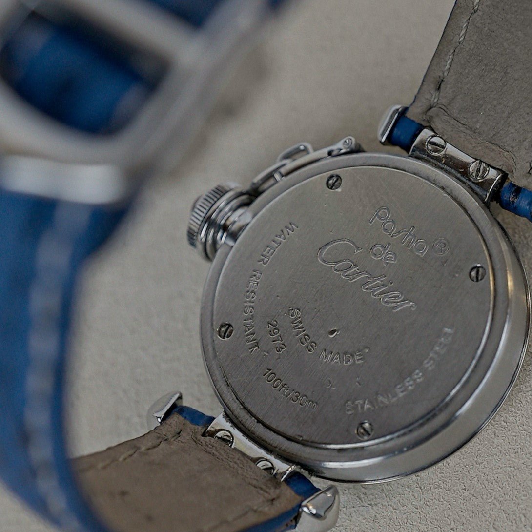 CARTIER MISS PASHA ACIER - montre vintage - Contre - Temps Paris