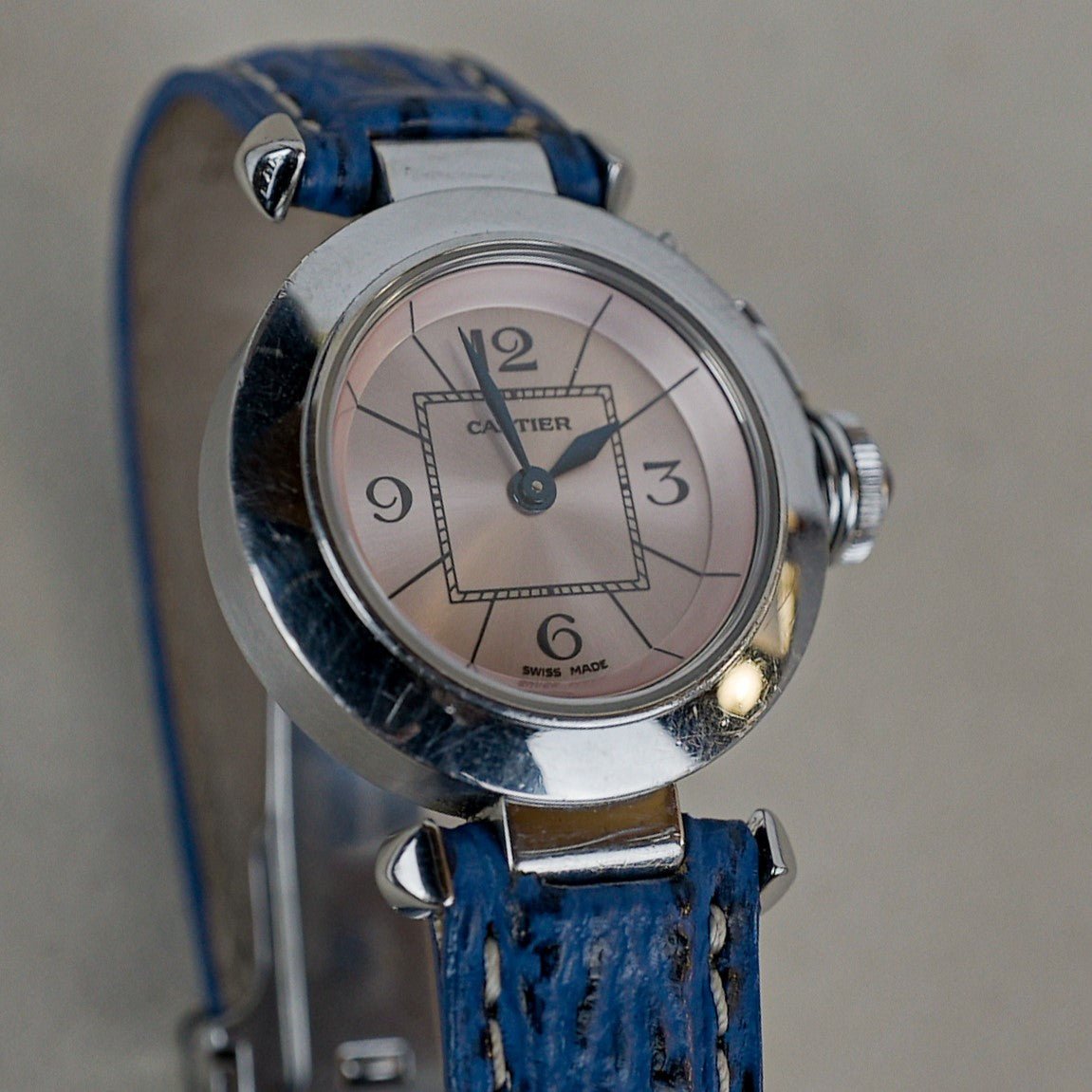CARTIER MISS PASHA ACIER - montre vintage - Contre - Temps Paris