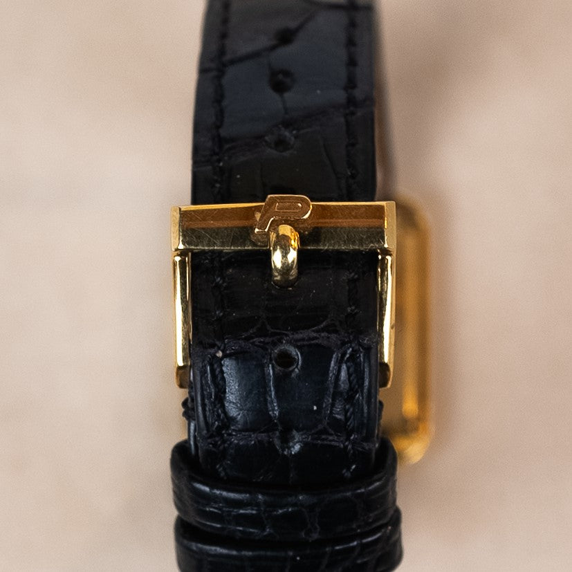 PIAGET QUARTZ RECTANGULAR GOLD