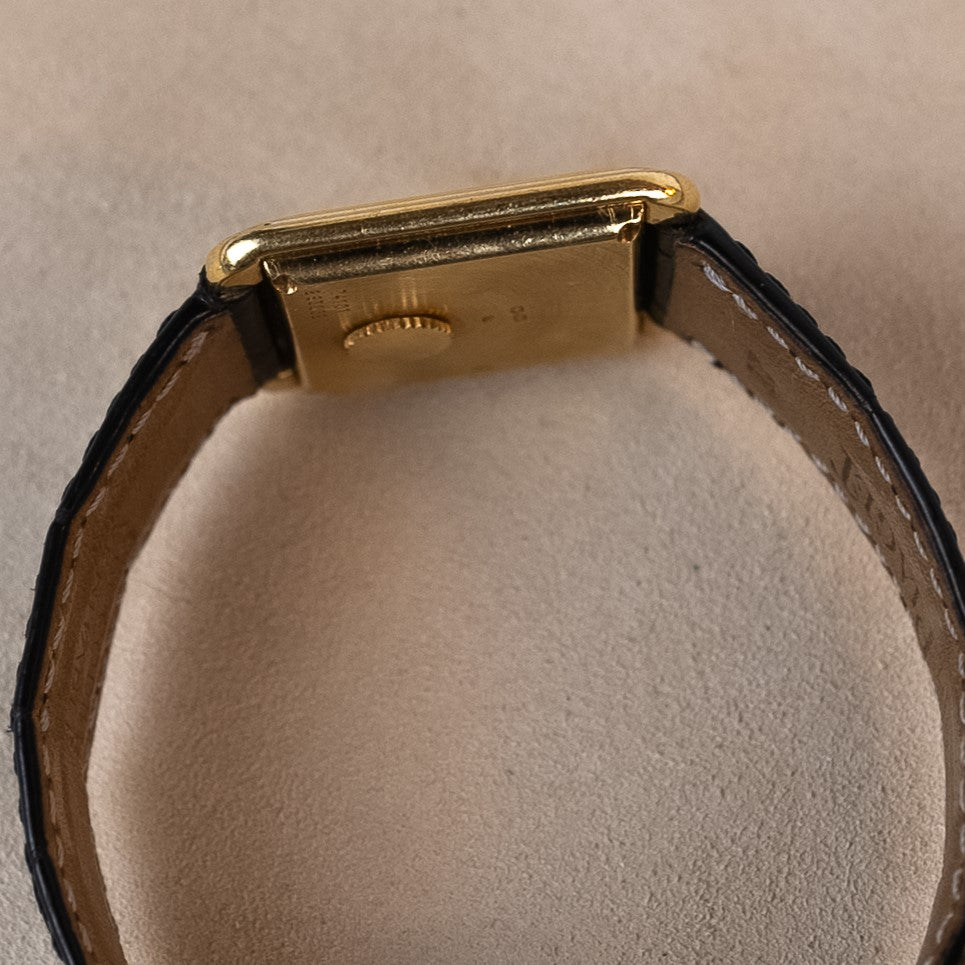 PIAGET QUARTZ RECTANGULAR GOLD