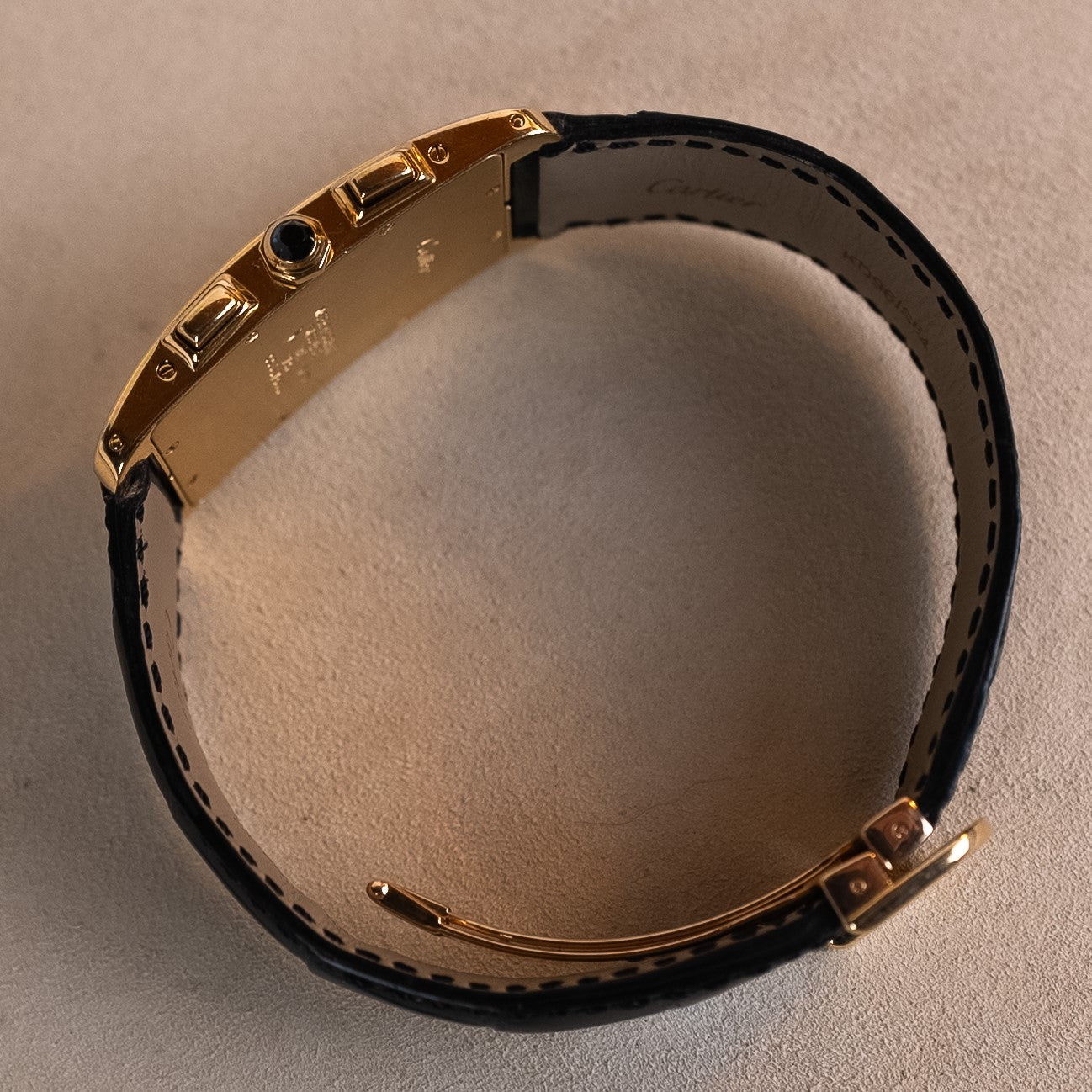 CARTIER TANK AMERICAINE CHRONOREFLEX OR