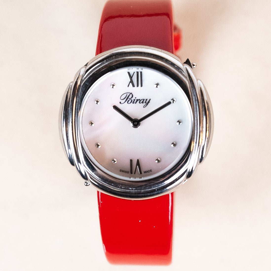 POIRAY RIVE DROITE CADRAN NACRE - montre vintage - Contre - Temps Paris
