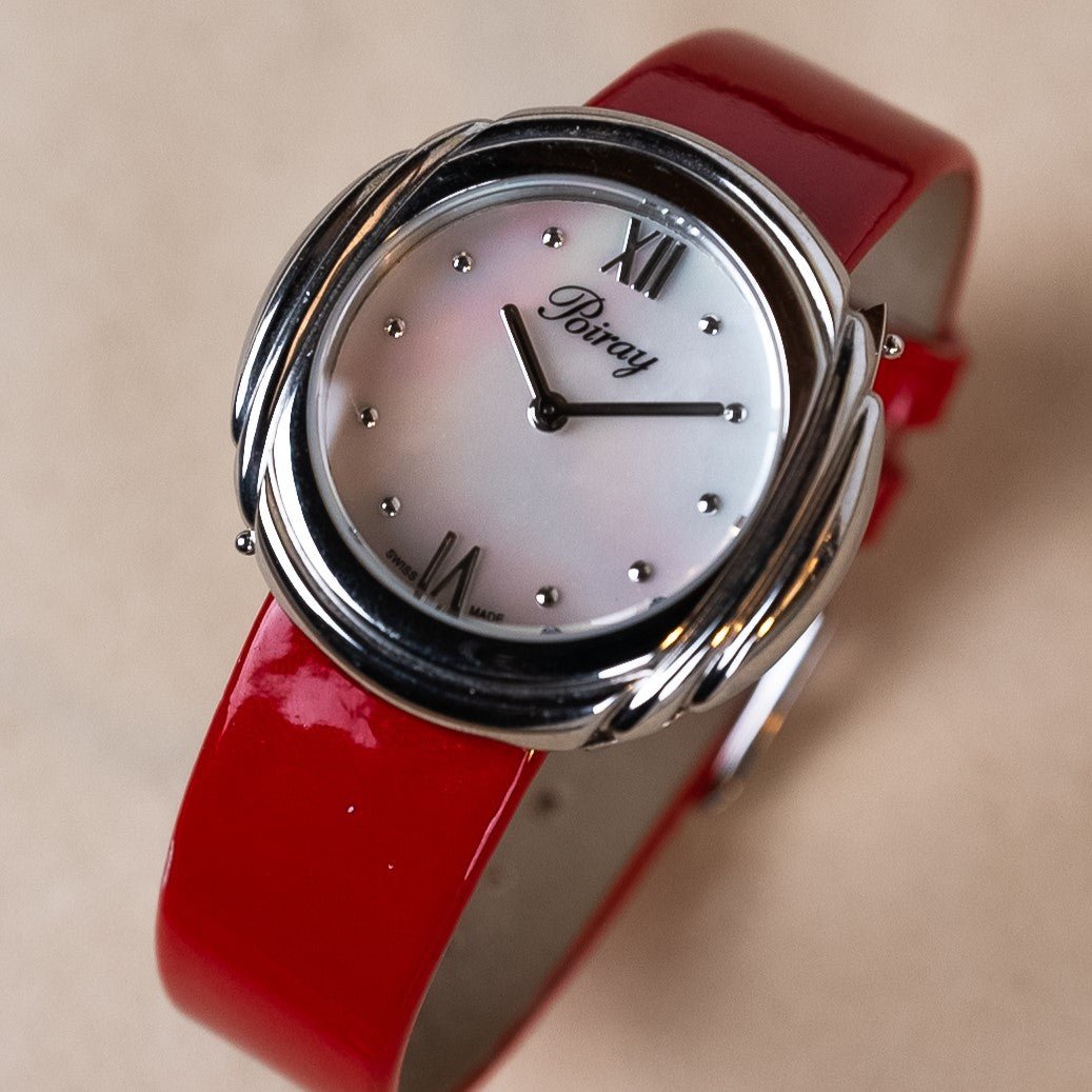POIRAY RIVE DROITE CADRAN NACRE - montre vintage - Contre - Temps Paris