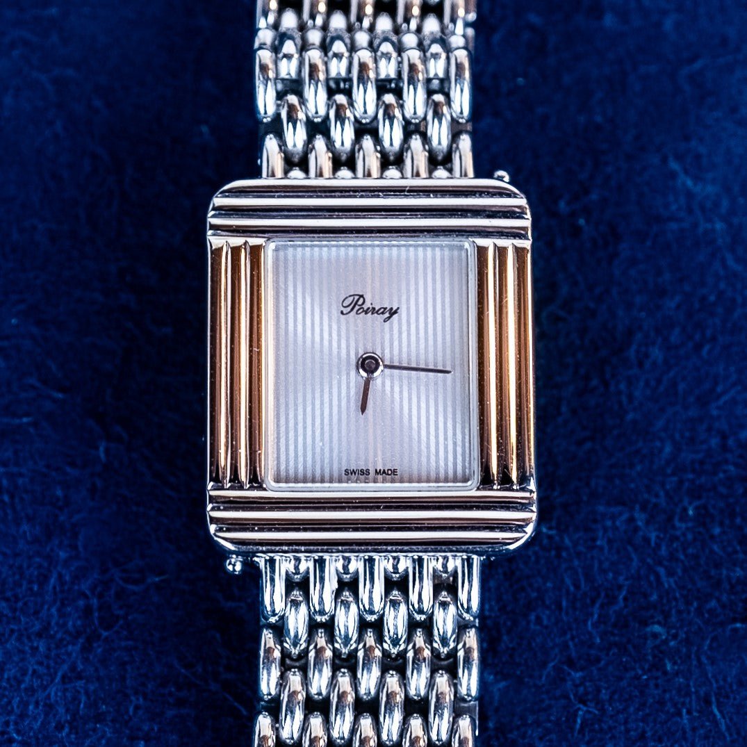 POIRAY MA PREMIERE RECTANGULAIRE - montre vintage - Contre - Temps Paris