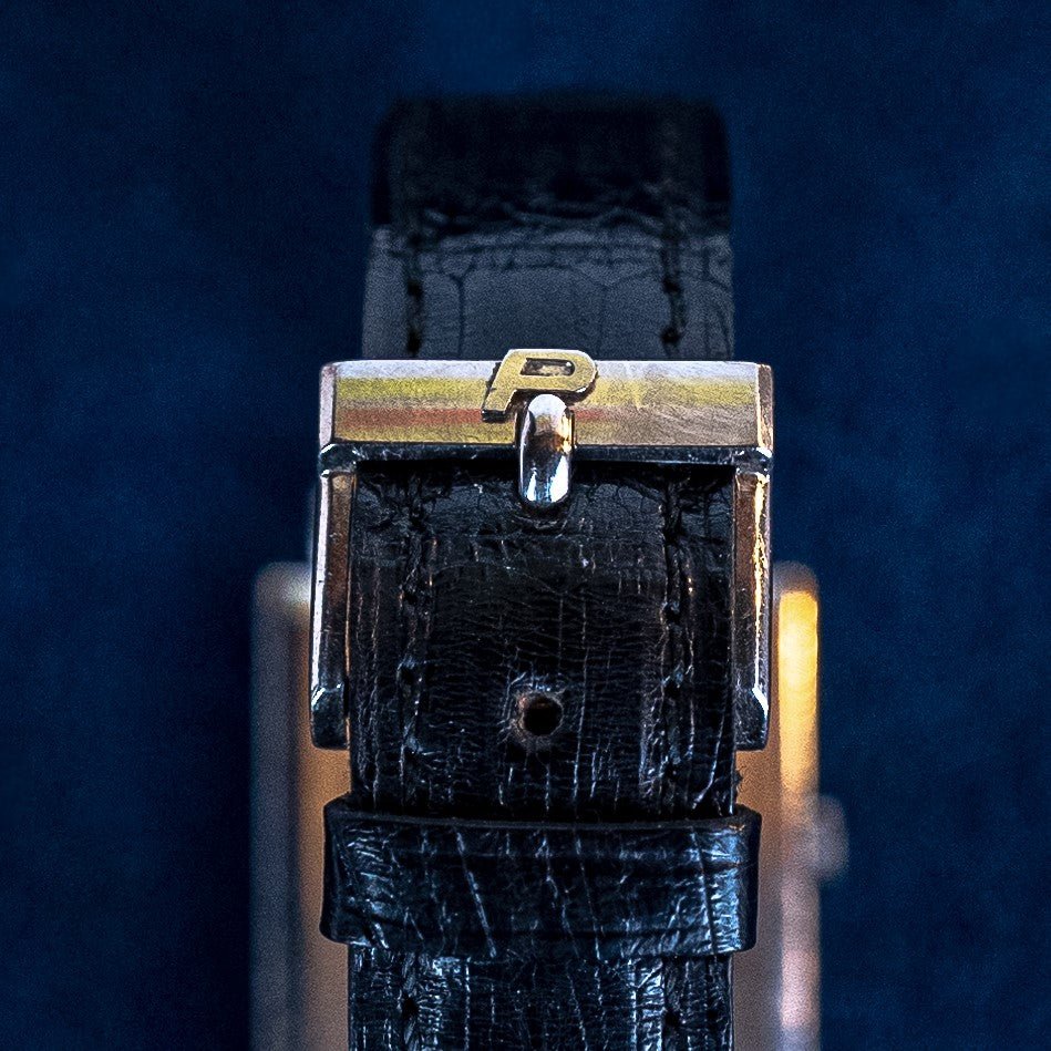 PIAGET CARREE OR BLANC - montre vintage - Contre - Temps Paris