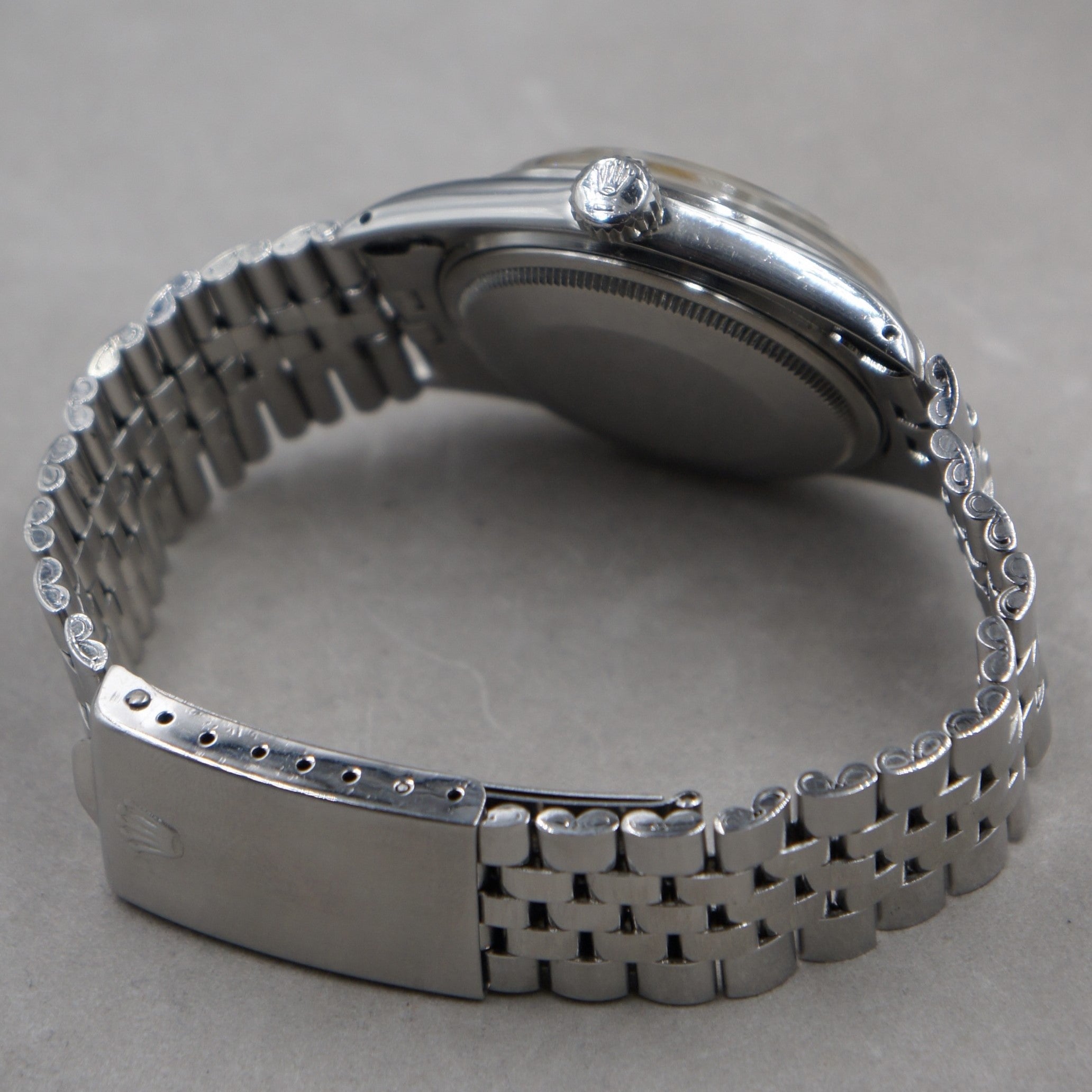 ROLEX DATEJUST STEEL DIAMONDS INDEXES