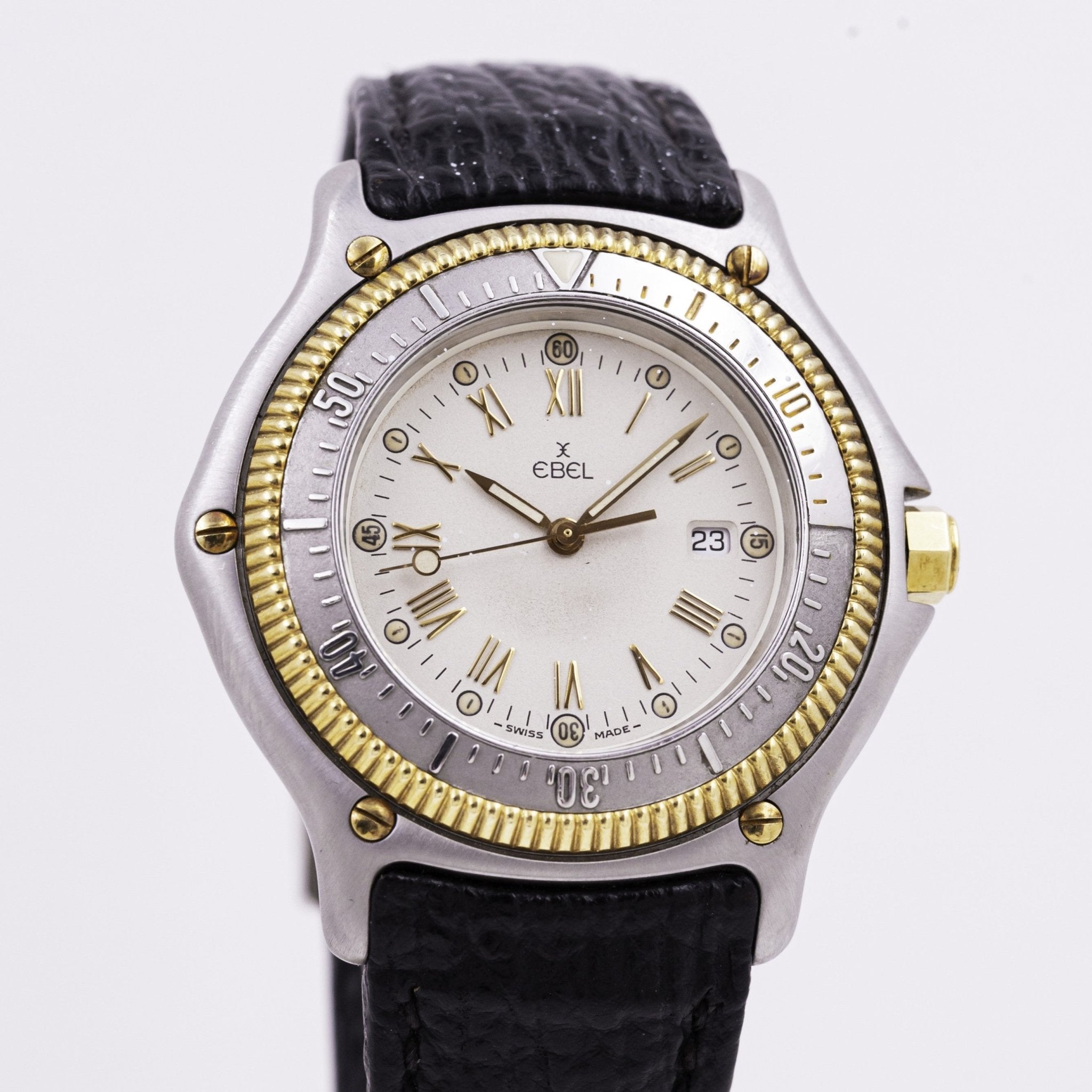 EBEL DISCOVERY DIVER BICOLORE - montre vintage - Contre - Temps Paris