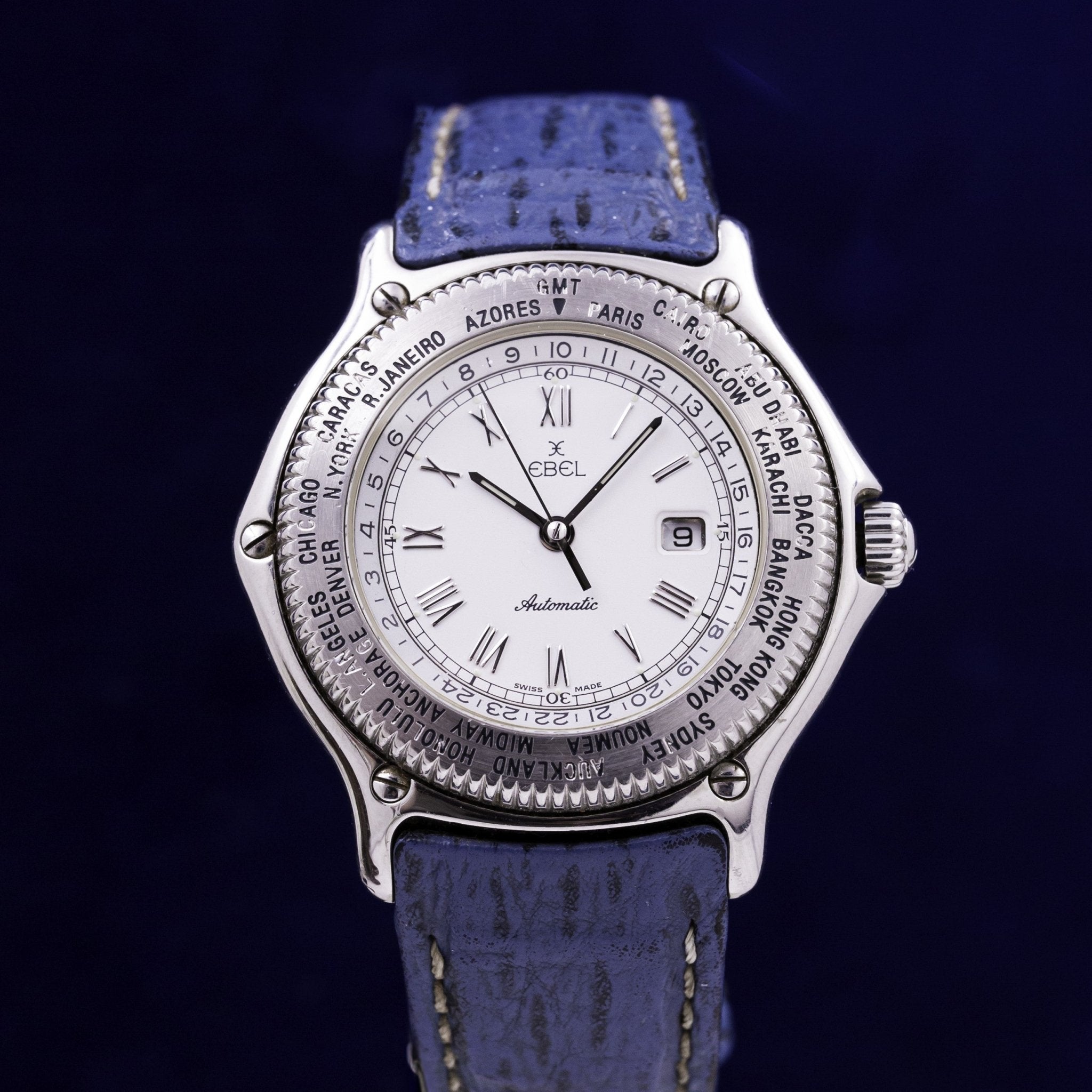 EBEL VOYAGER GMT & WORLDTIME - montre vintage - Contre - Temps Paris