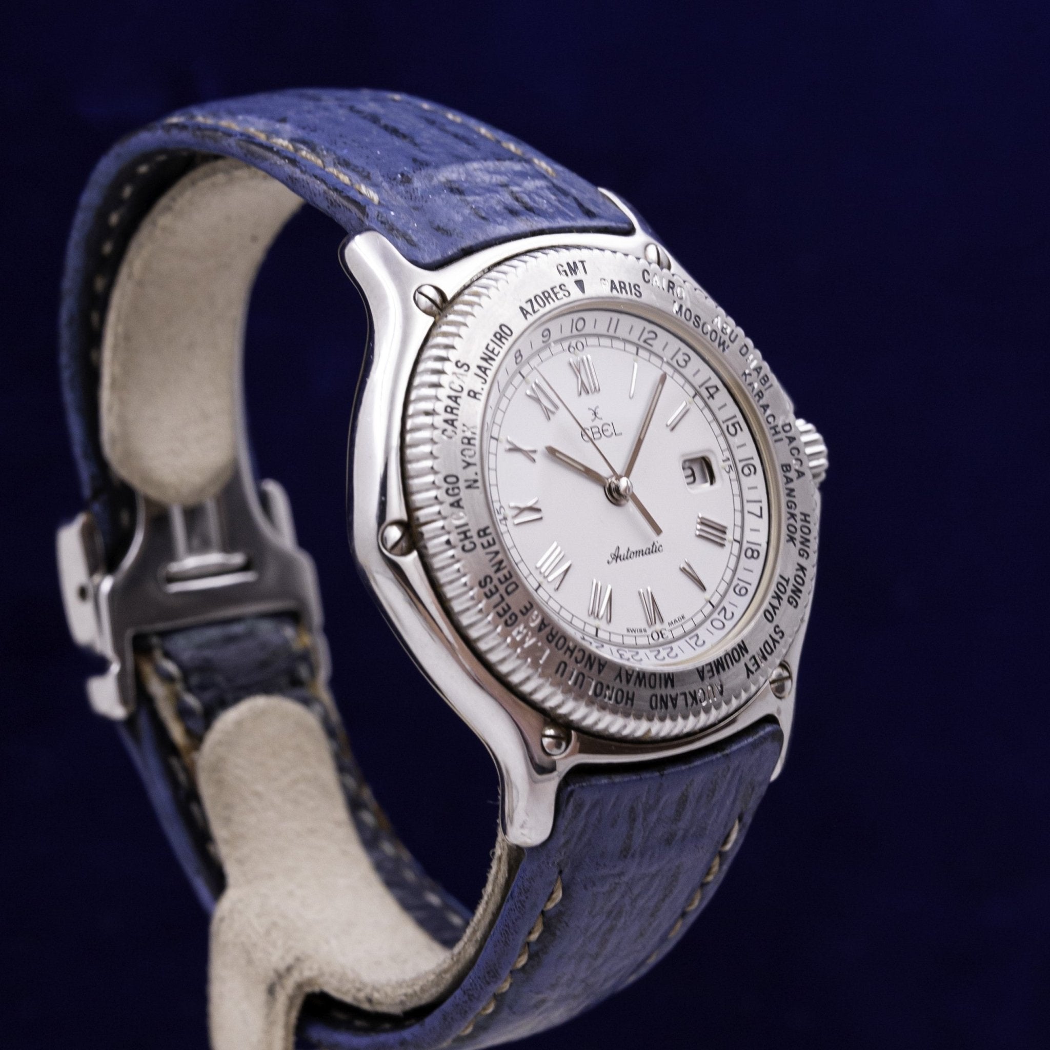 EBEL VOYAGER GMT & WORLDTIME - montre vintage - Contre - Temps Paris