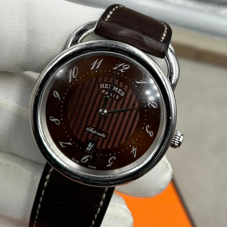 HERMES "ARCEAU" GRAND MODELE - montre vintage - Contre - Temps Paris