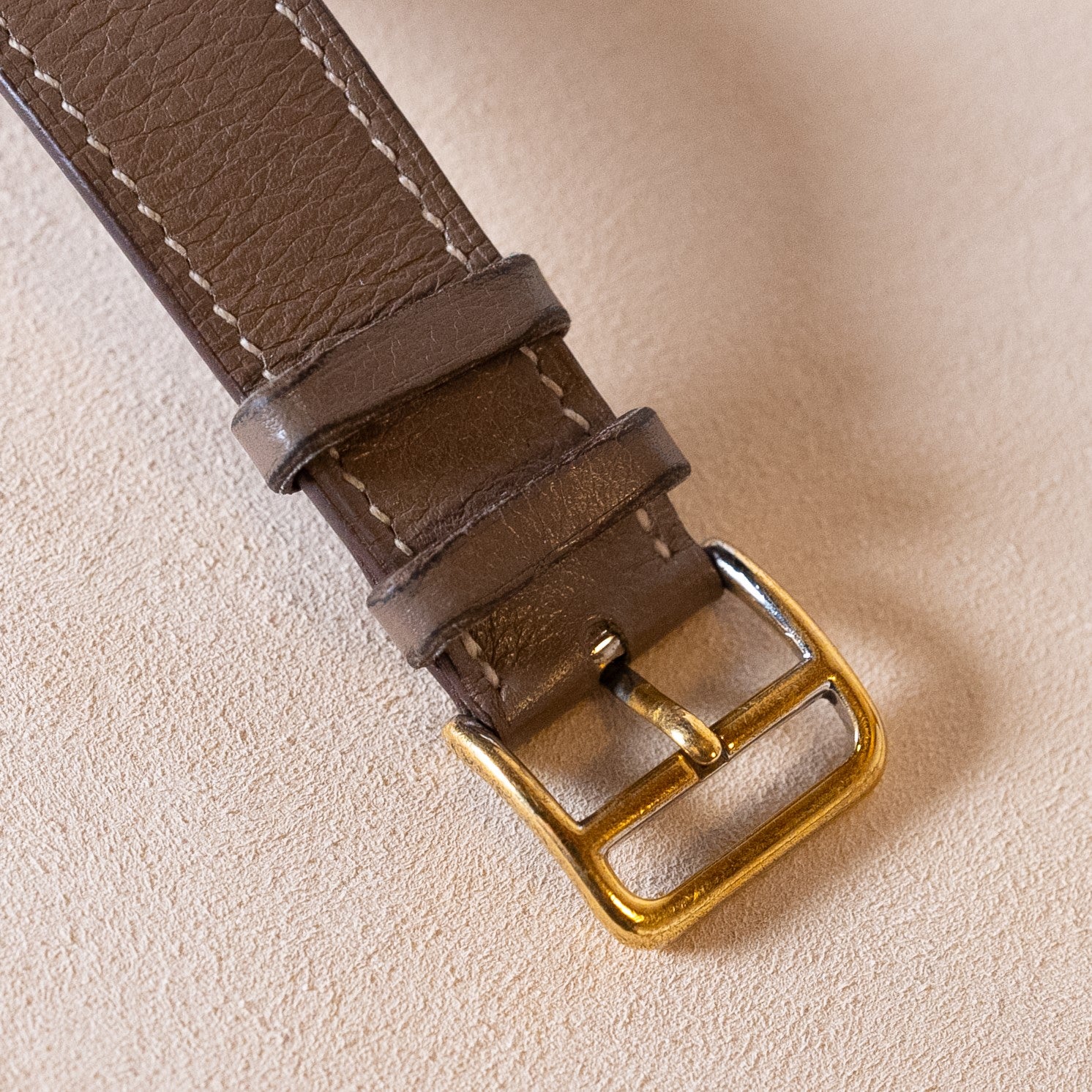 HERMES WOMEN'S ARCEAU TWO-TONE GOLD-PLATED AND STEEL