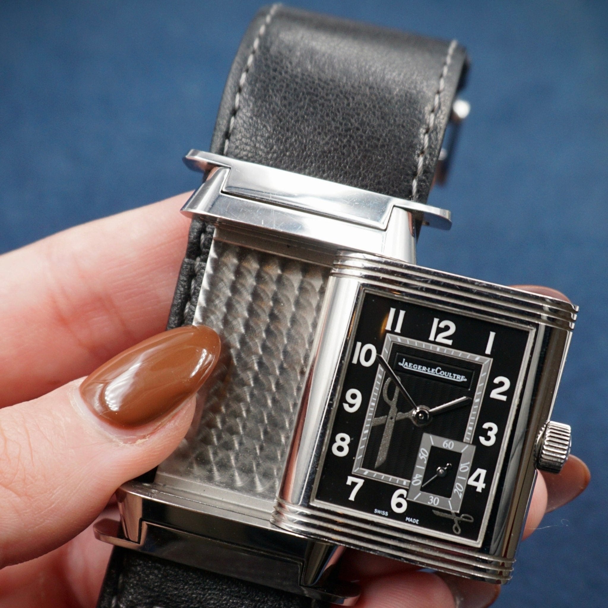 JAEGER - LECOULTRE GRANDE REVERSO 8 JOURS DARREN ROMANELLI - montre vintage - Contre - Temps Paris