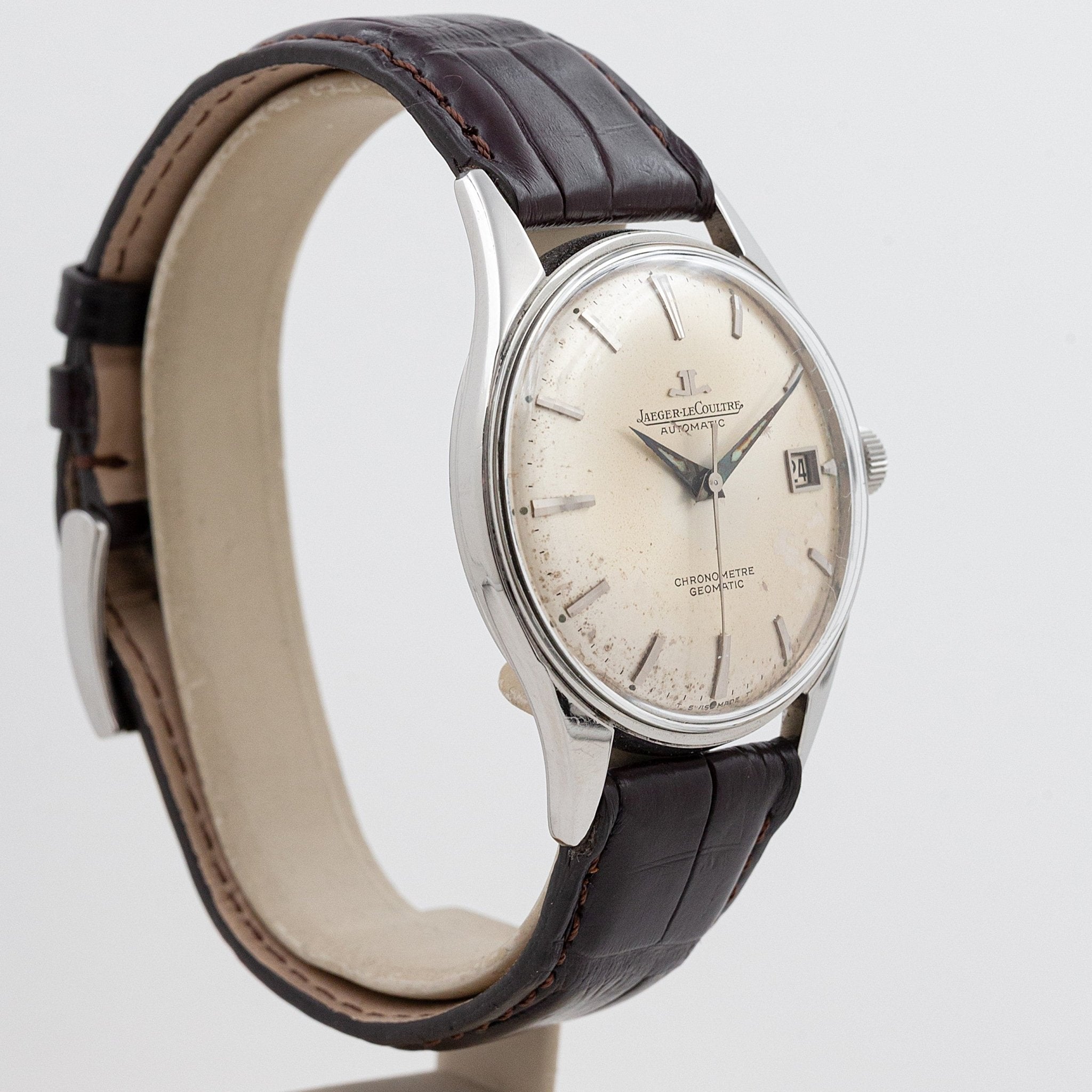 JAEGER - LECOULTRE GEOMATIC CHRONOMETRE ACIER - montre vintage - Contre - Temps Paris