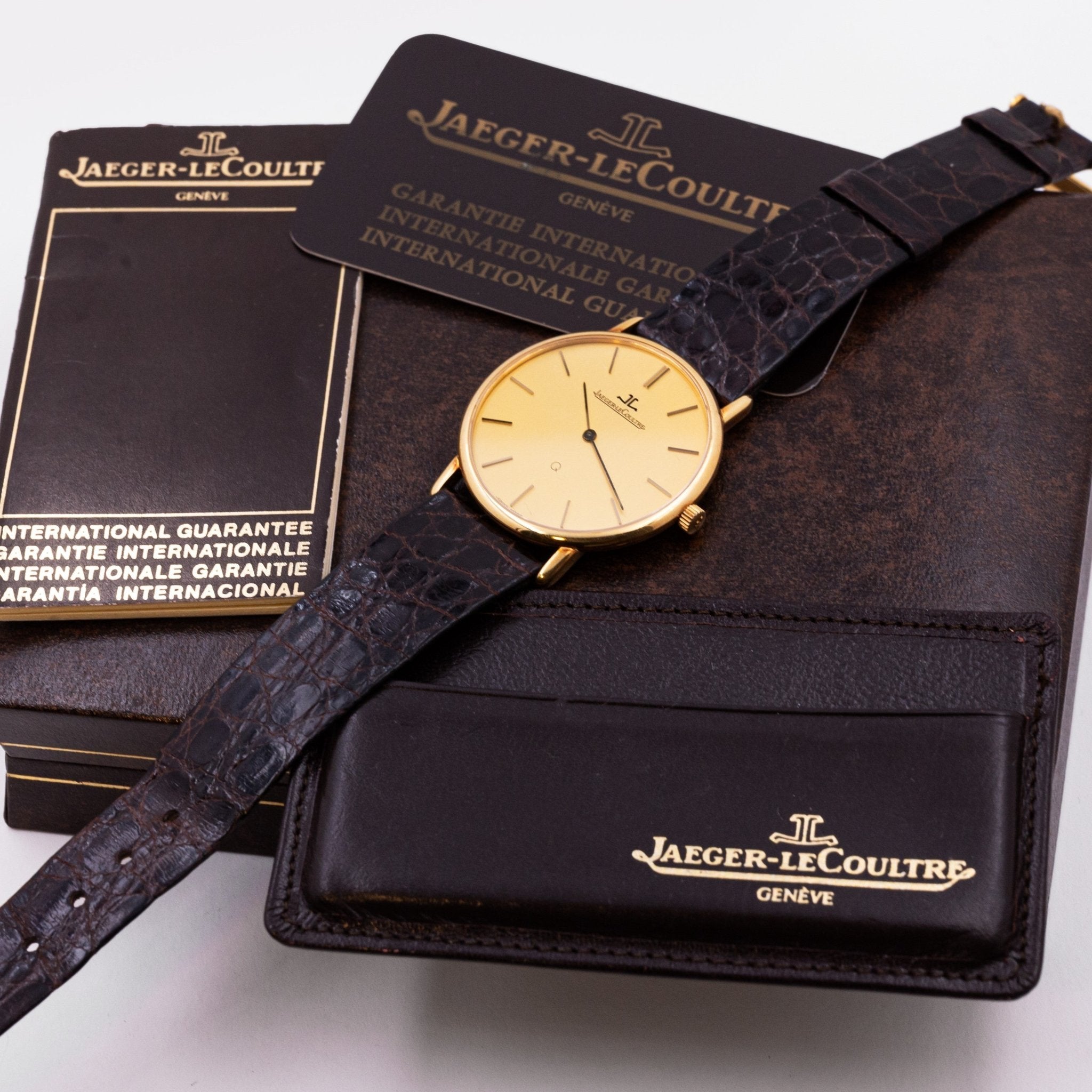 JAEGER - LECOULTRE ULTRA THIN OR - montre vintage - Contre - Temps Paris