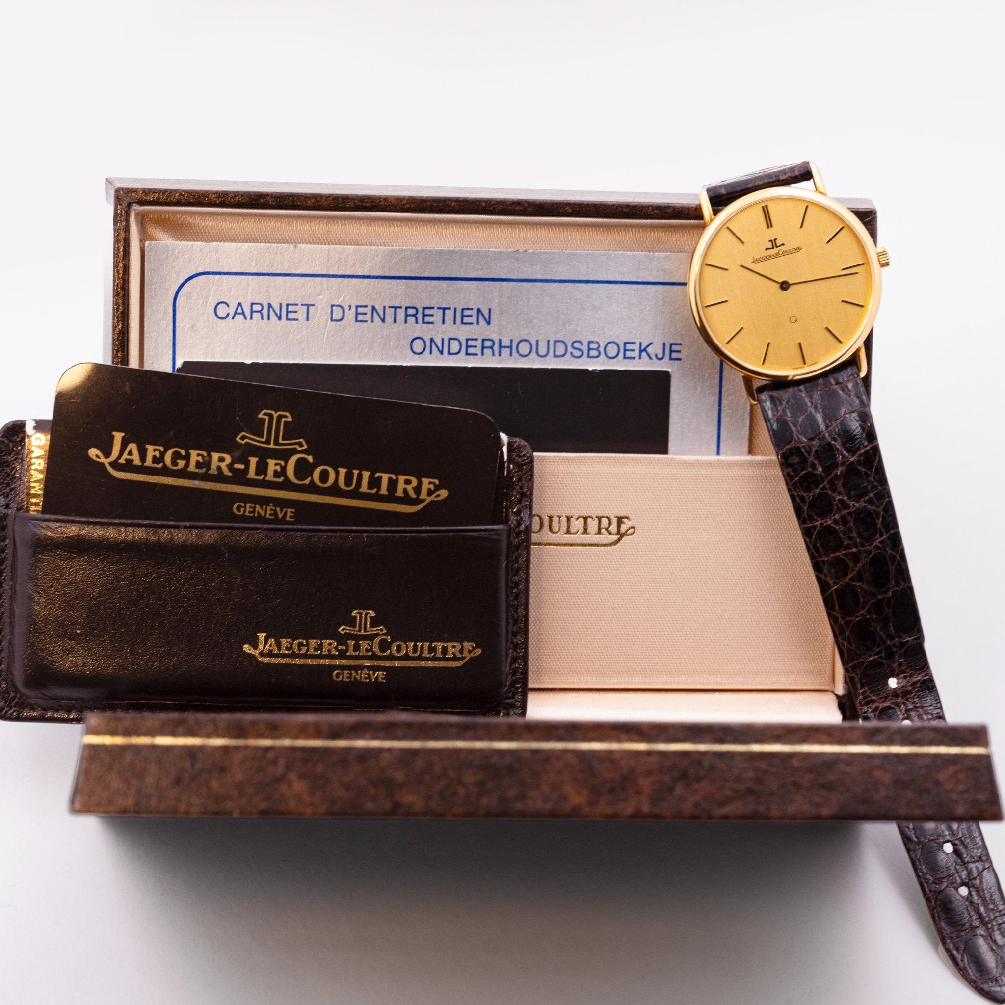 JAEGER - LECOULTRE ULTRA THIN OR - montre vintage - Contre - Temps Paris