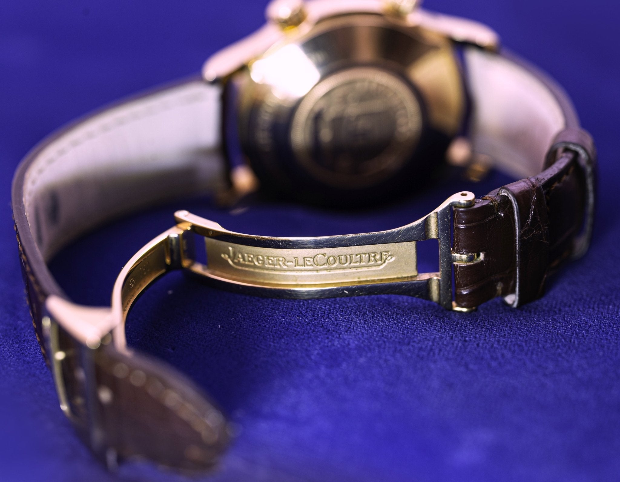 JAEGER - LECOULTRE MEMOVOX REVEIL OR ROSE - montre vintage - Contre - Temps Paris