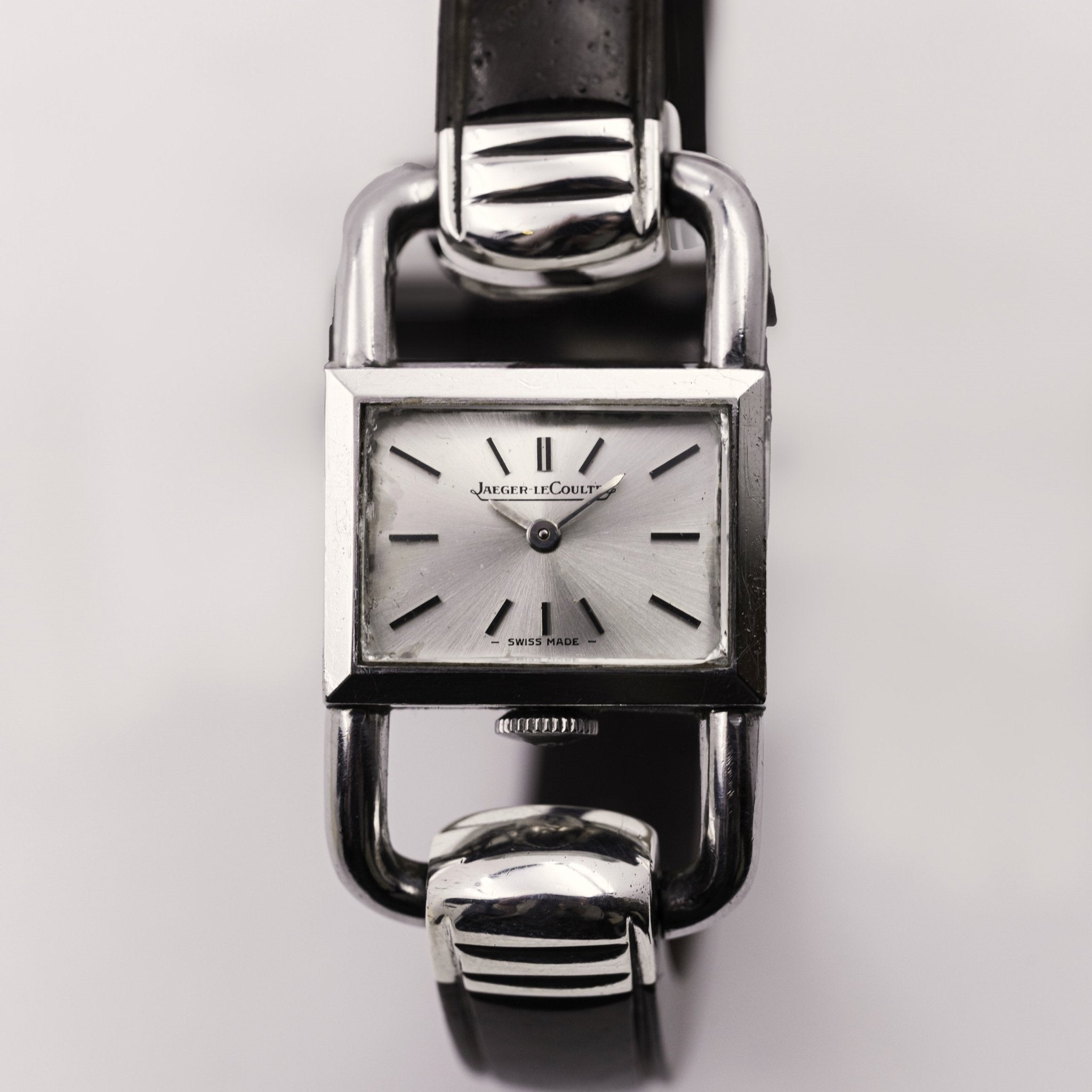 JAEGER - LECOULTRE ETRIER BRACELET BOIS - montre vintage - Contre - Temps Paris