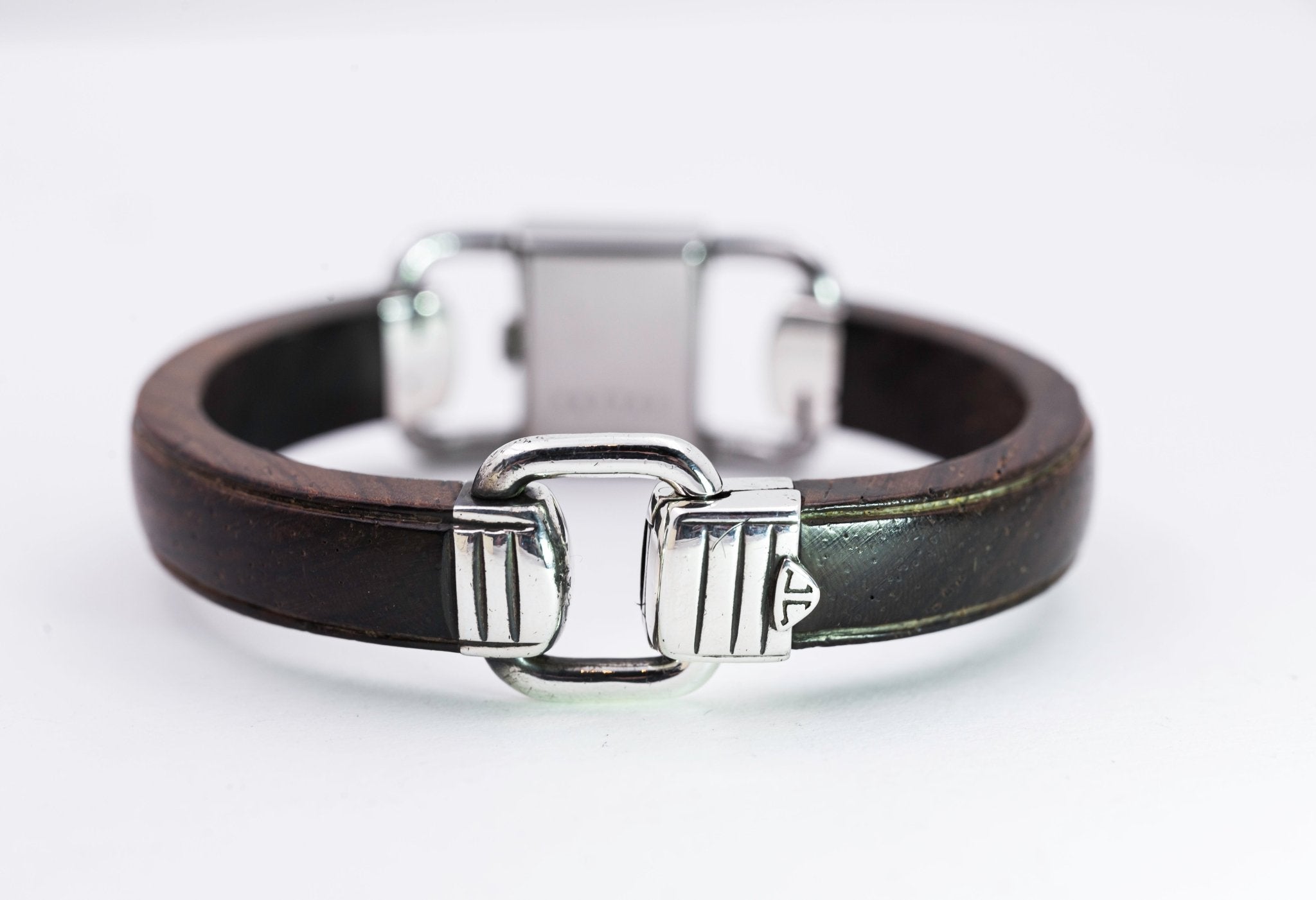 JAEGER - LECOULTRE ETRIER BRACELET BOIS - montre vintage - Contre - Temps Paris