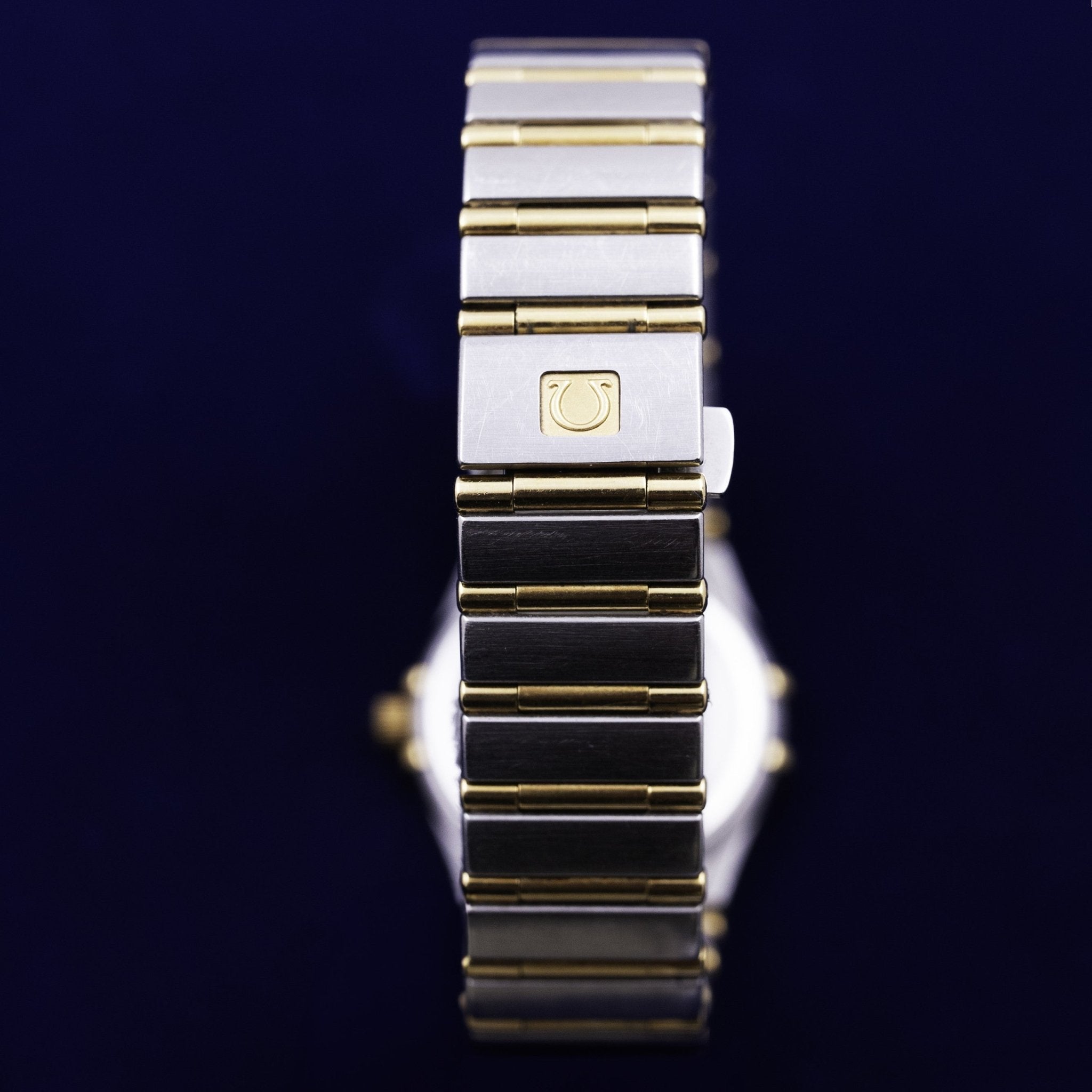 OMEGA CONSTELLATION LADY BI - COLOR INDEXES DIAMANT - montre vintage - Contre - Temps Paris
