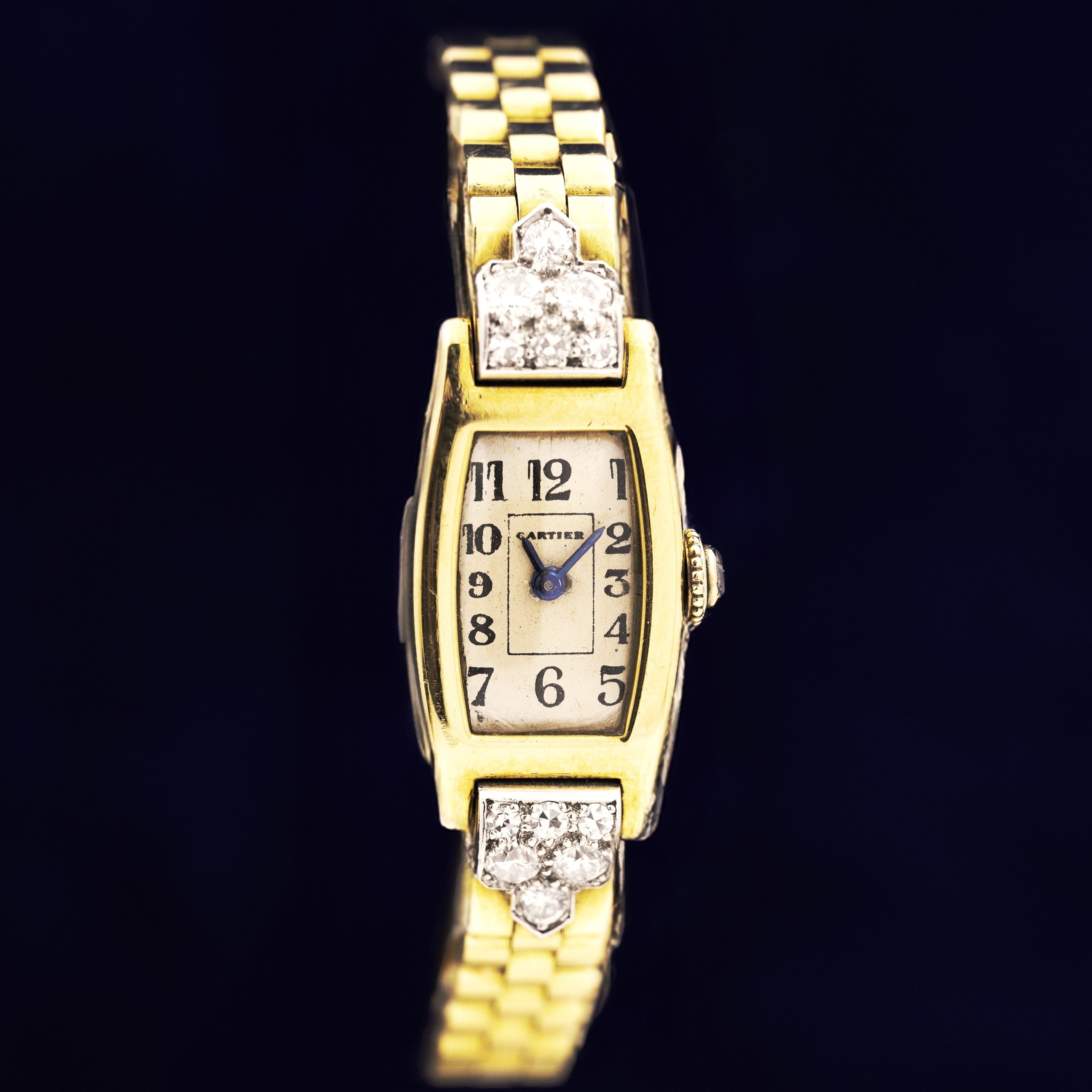 CARTIER LADY ART DECO GOLD AND DIAMONDS