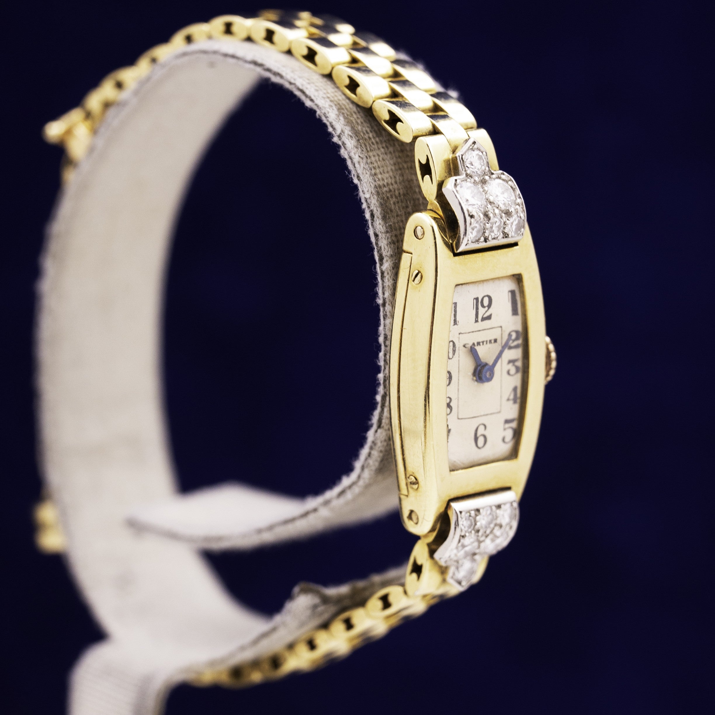 CARTIER LADY ART DECO GOLD AND DIAMONDS