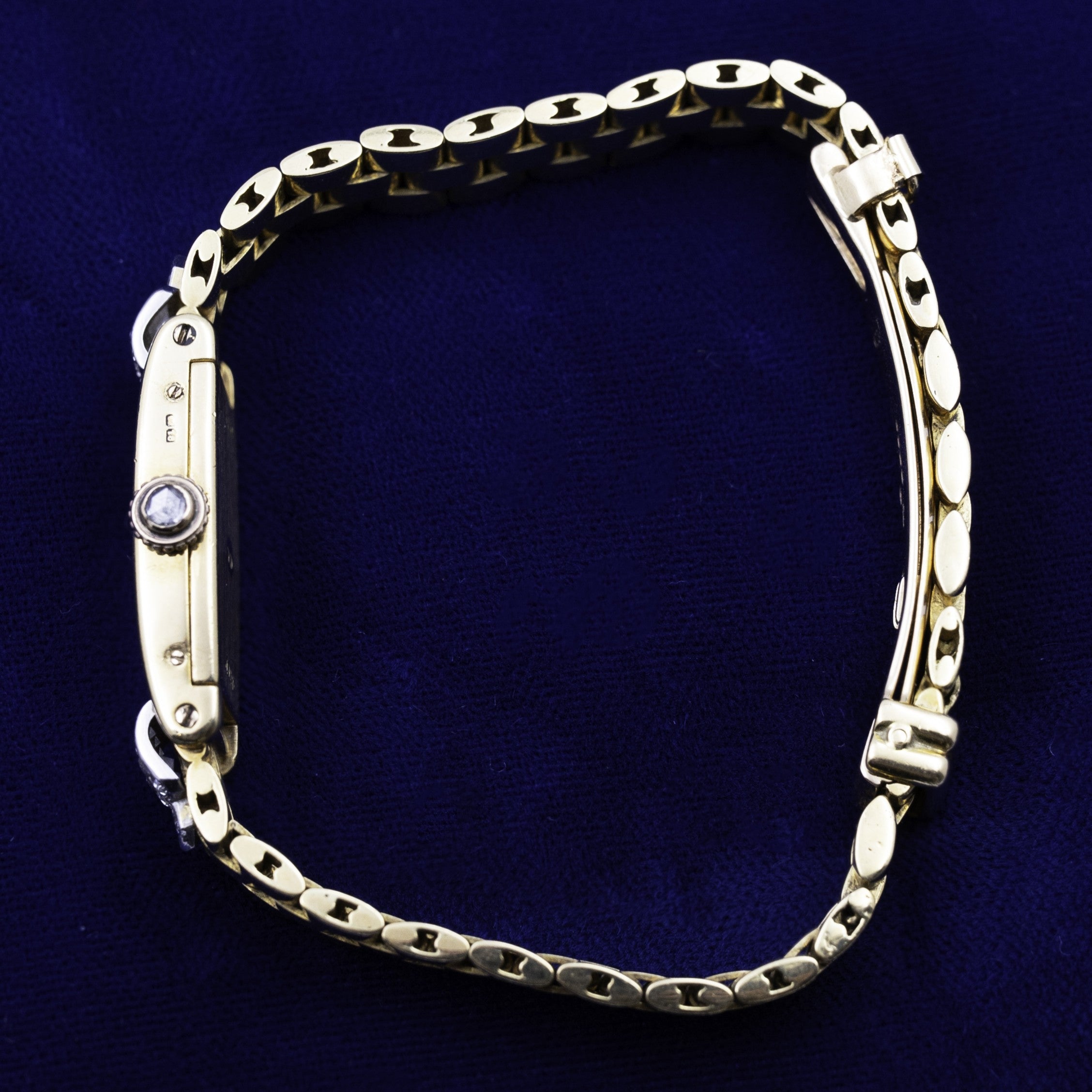 CARTIER LADY ART DECO GOLD AND DIAMONDS