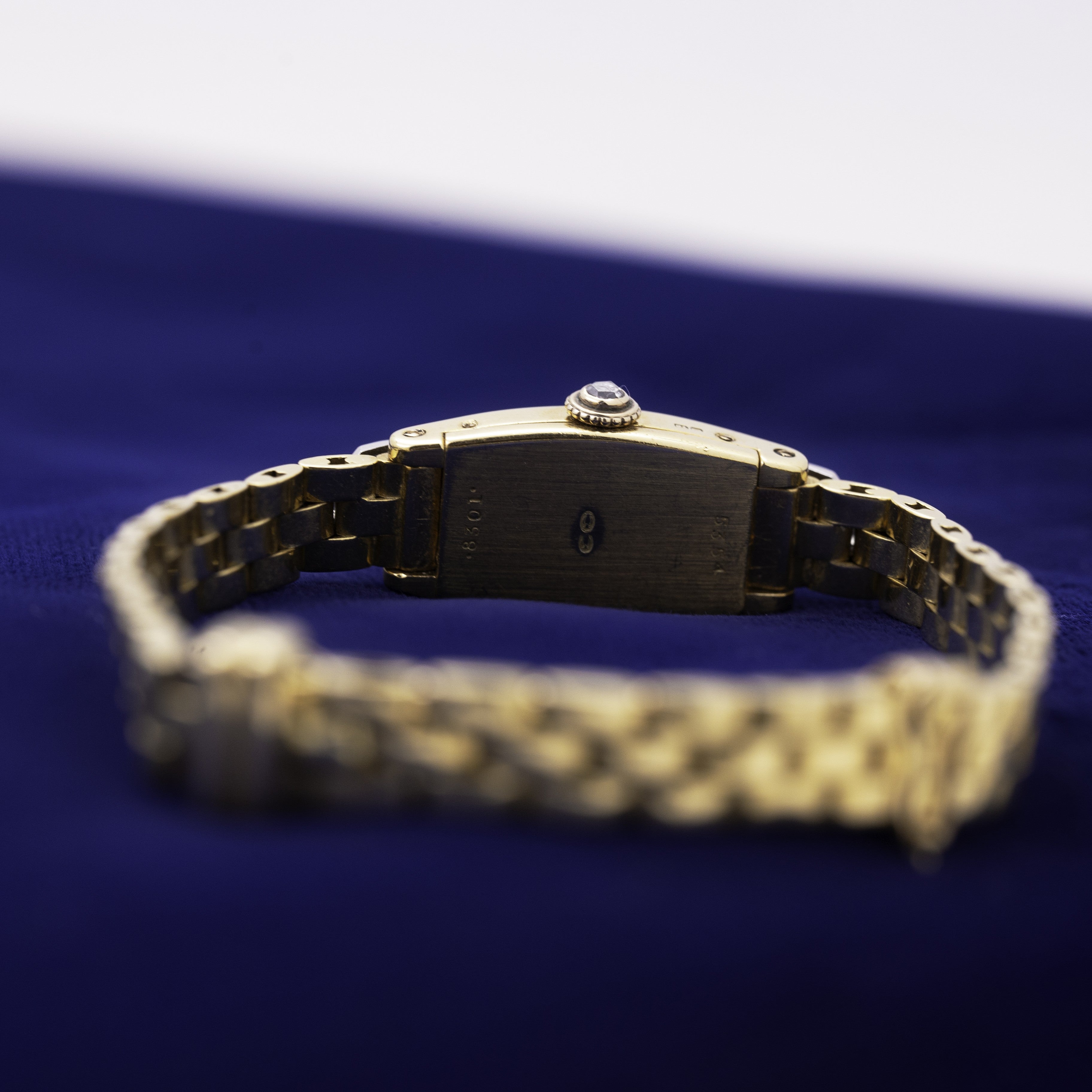 CARTIER LADY ART DECO GOLD AND DIAMONDS