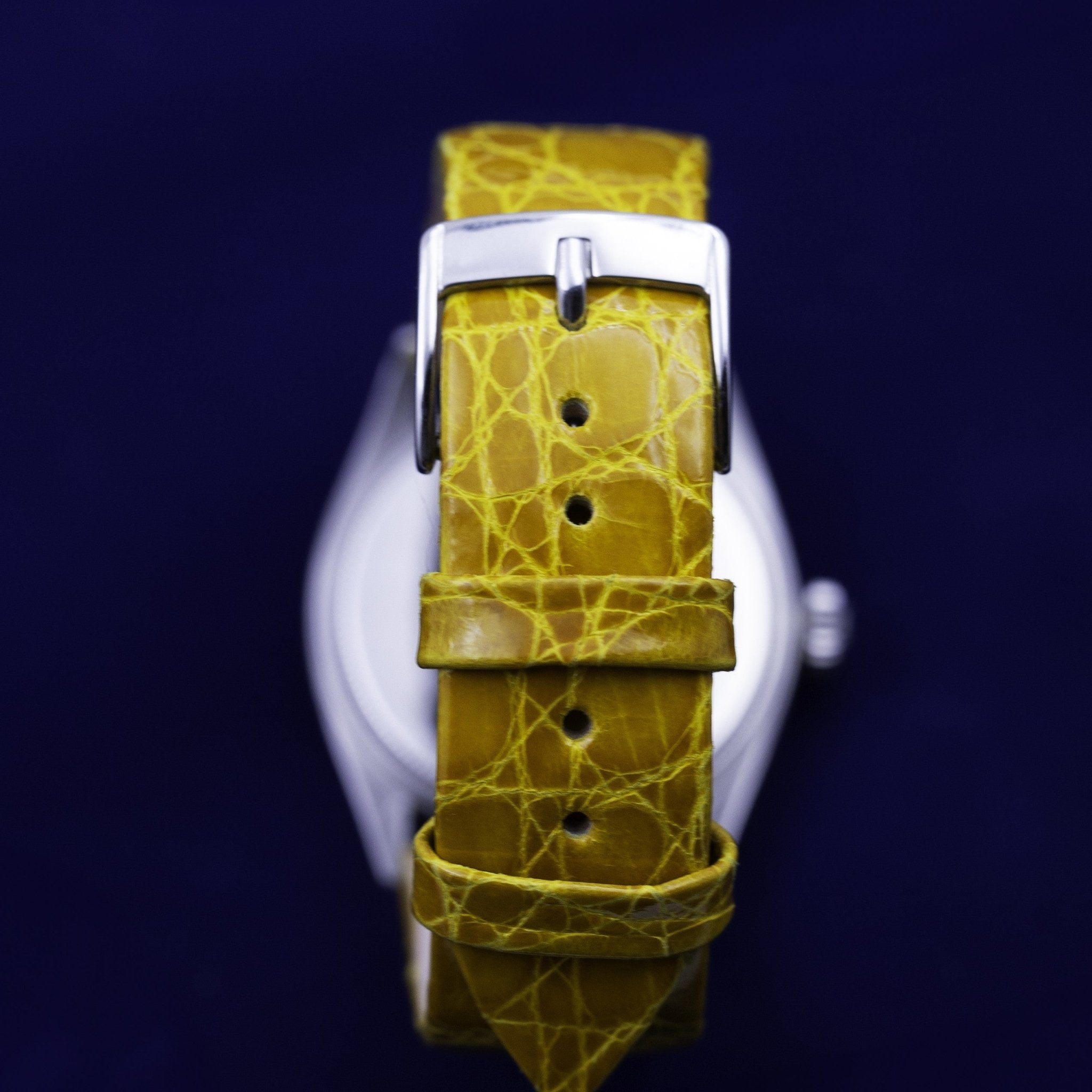 ROLEX PRECISION CADRAN CUSTOM MICKEY INDEXES JAUNES - montre vintage - Contre - Temps Paris