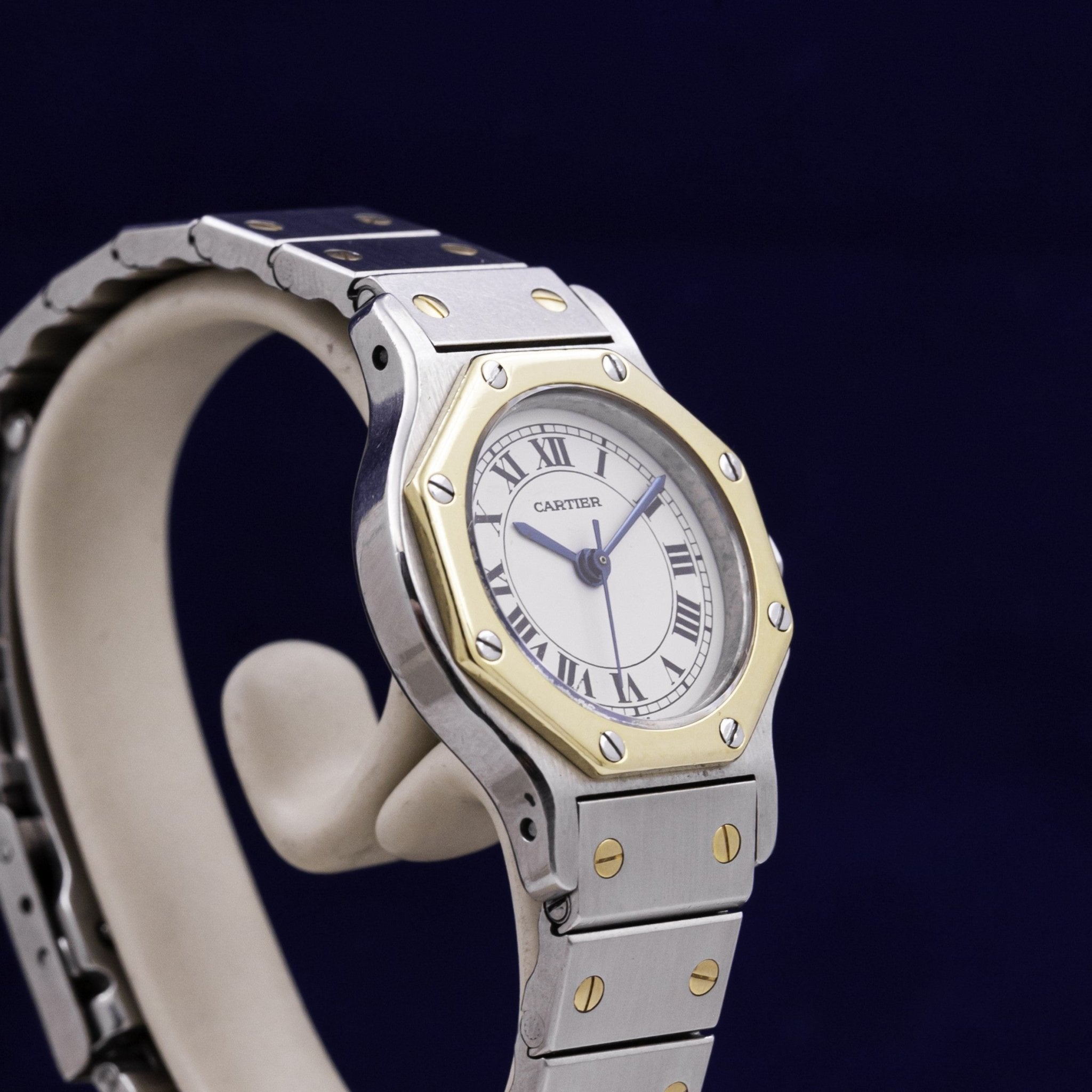 CARTIER SANTOS OCTOGONALE LADY - montre vintage - Contre - Temps Paris