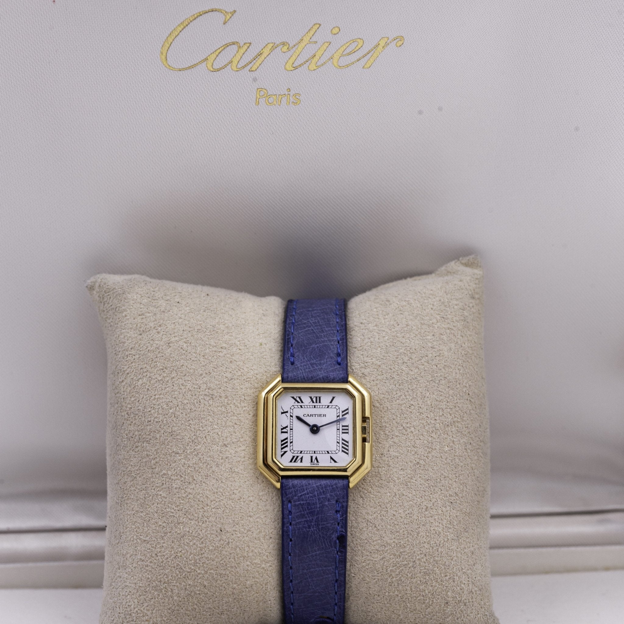 CARTIER CEINTURE FEMME OR - montre vintage - Contre - Temps Paris